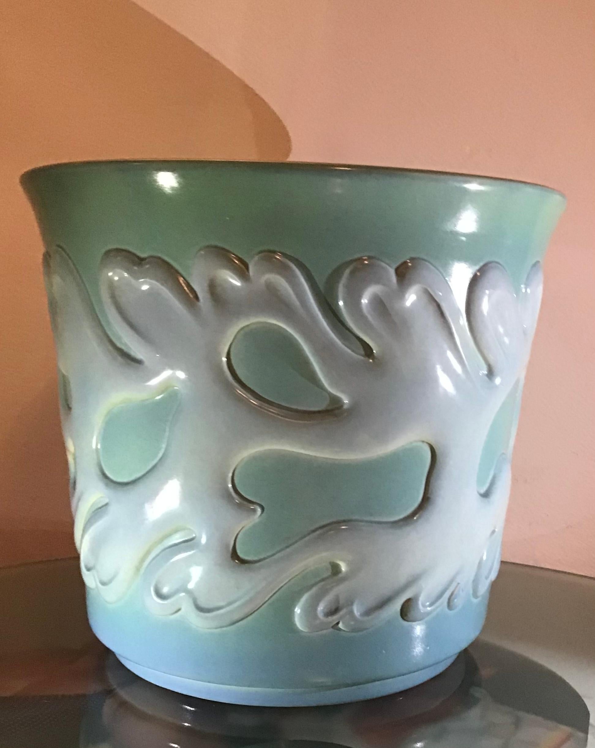 Vase aus Keramik von Richard Ginori Giovanni Gariboldi, 1950, Italien  im Angebot 6