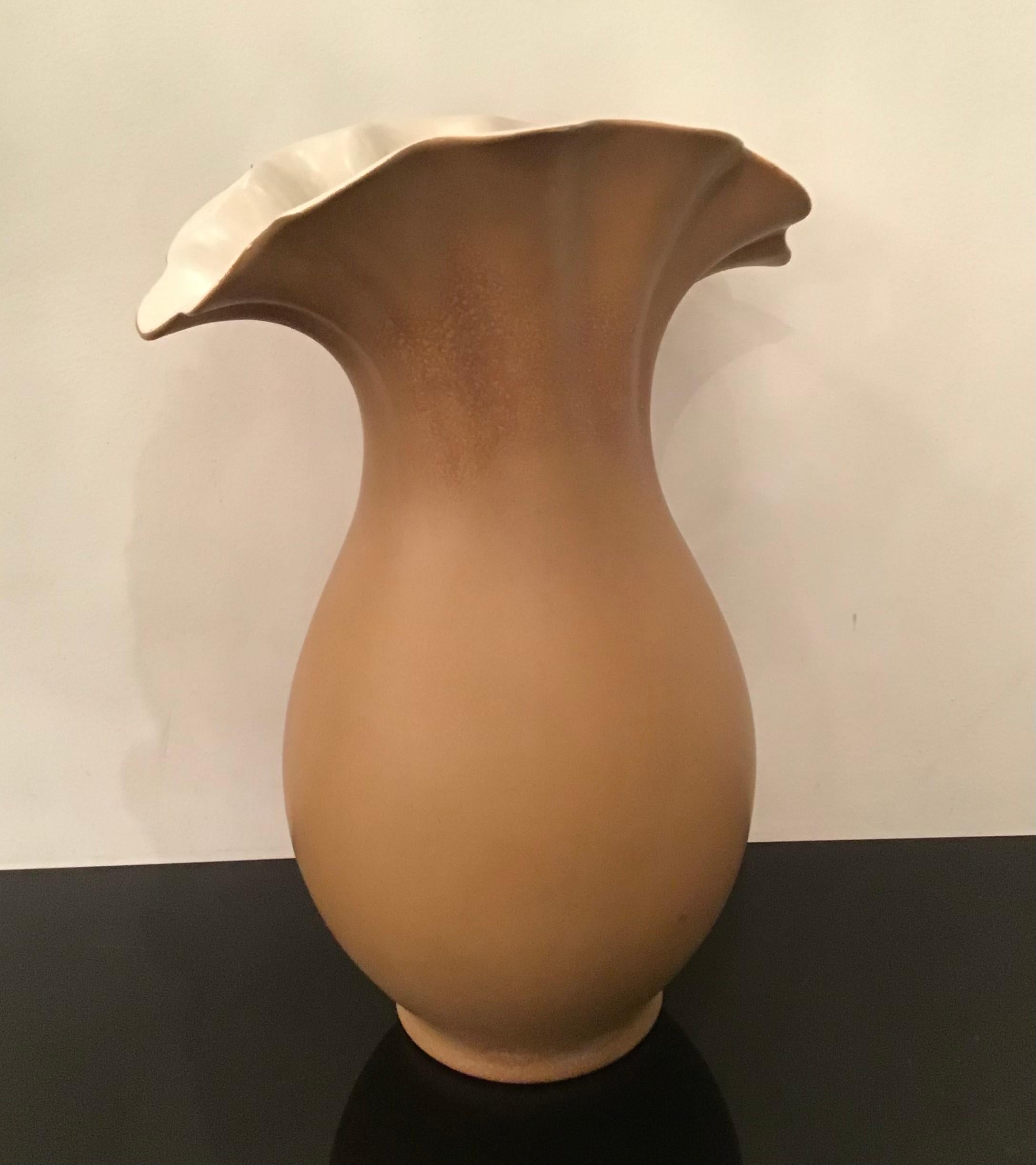 Richard Ginori “Giovanni Gariboldi “ Vase Ceramic, 1950, Italy  For Sale 5