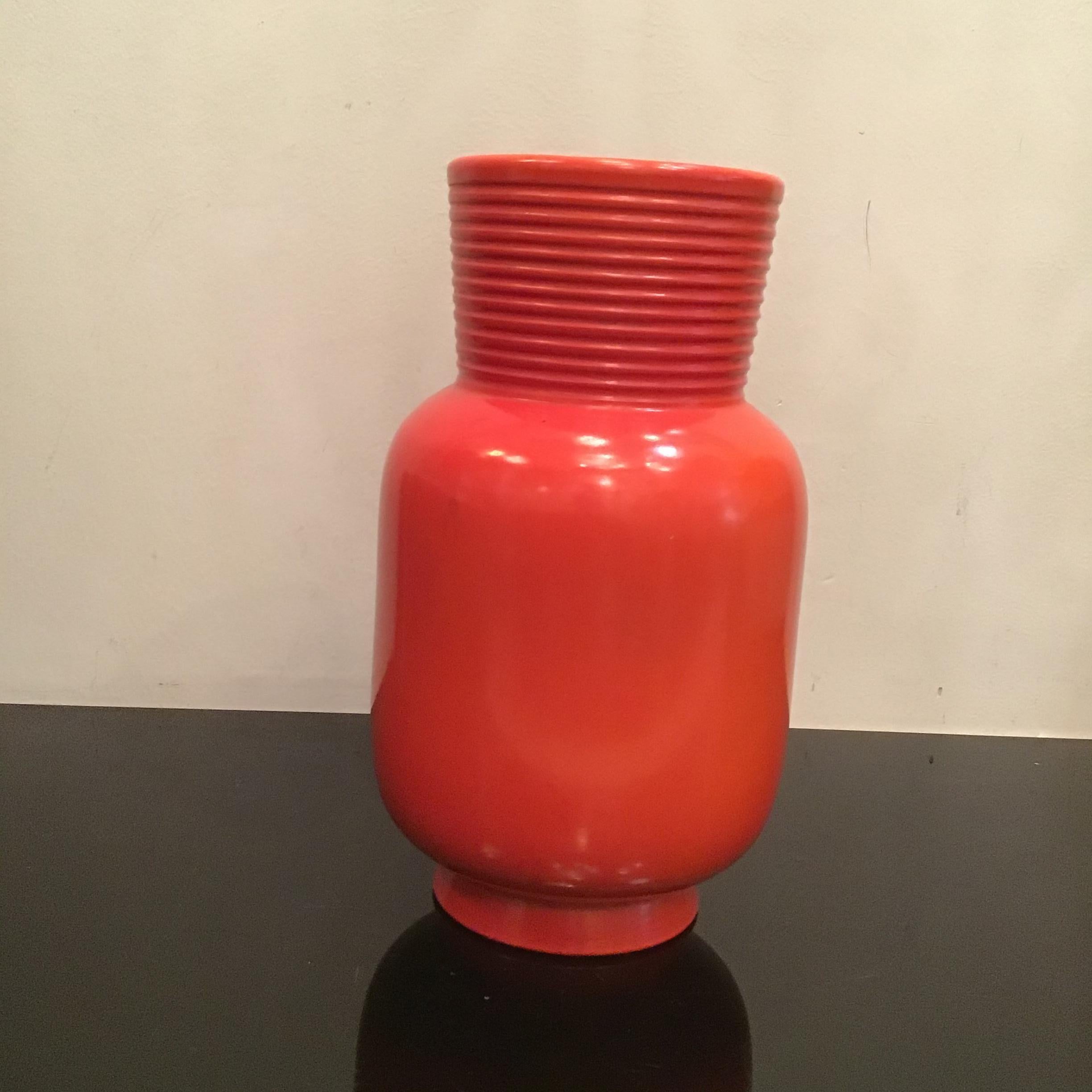 Richard Ginori Jarrón Giovanni Gariboldi Cerámica, 1950, Italia en venta 4