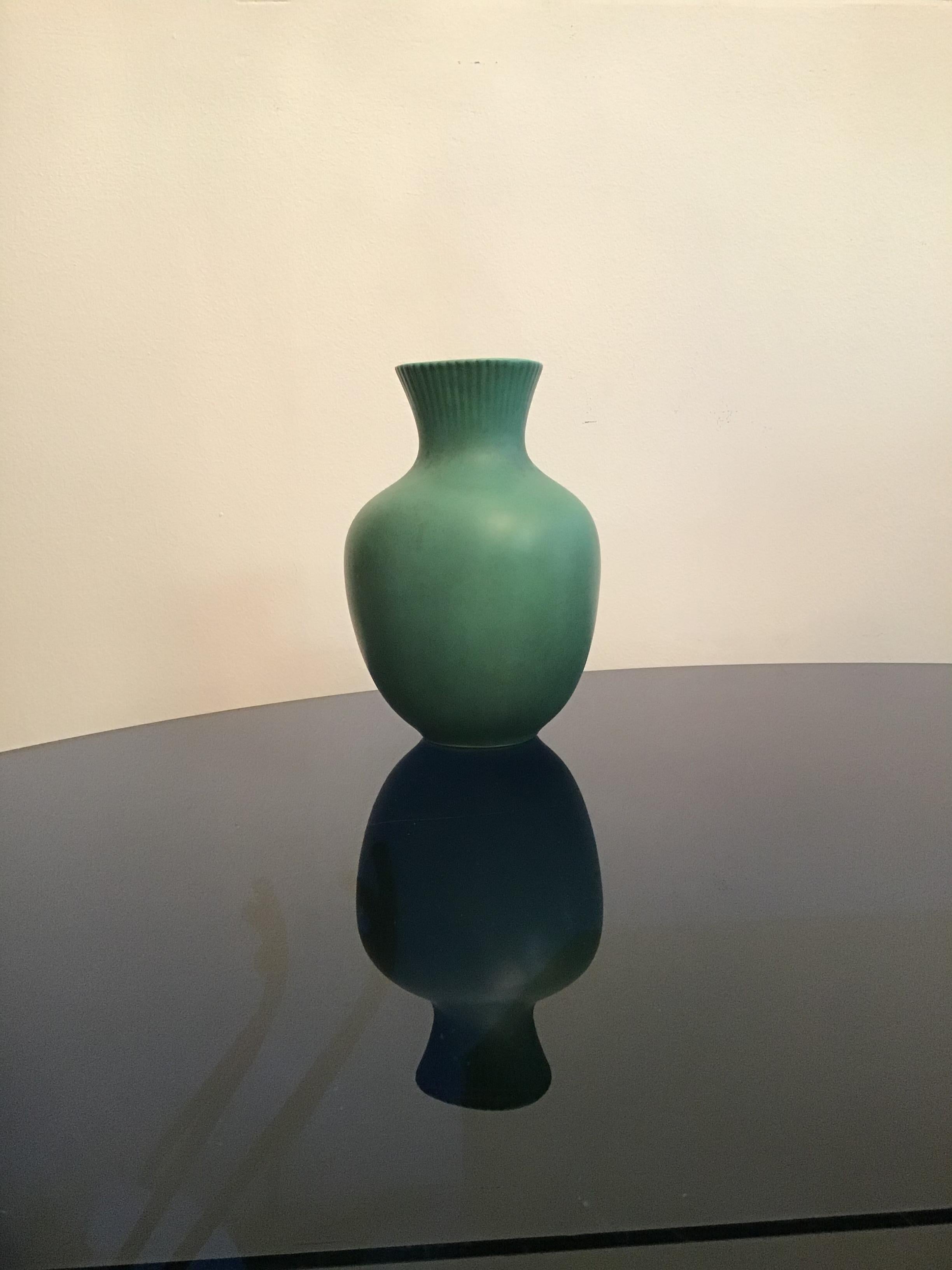 Richard Ginori “Giovanni Gariboldi “Vase Ceramic, 1950, Italy For Sale 5