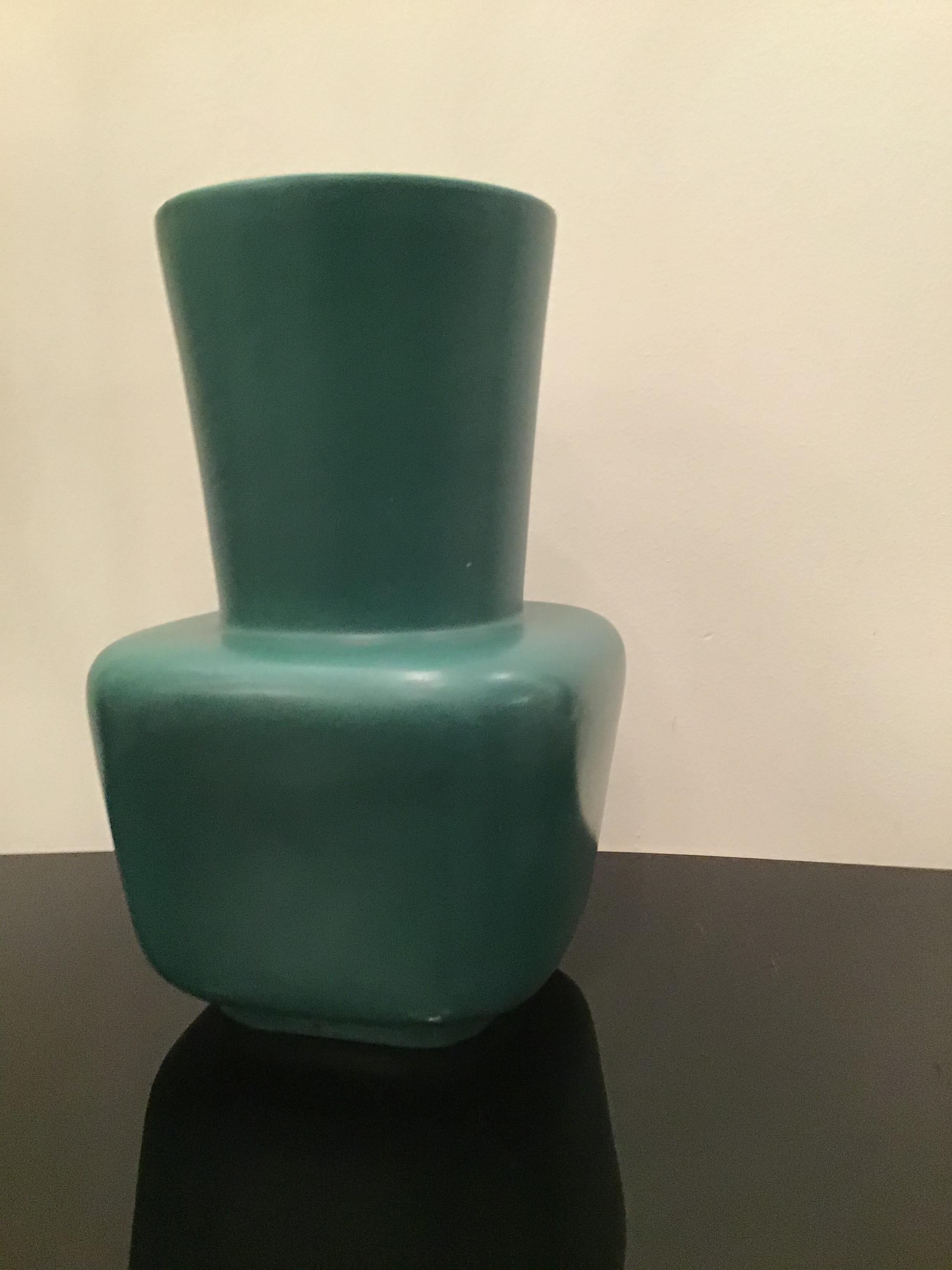 Richard Ginori “Giovanni Gariboldi “ Vase Ceramic 1950 Italy For Sale 6