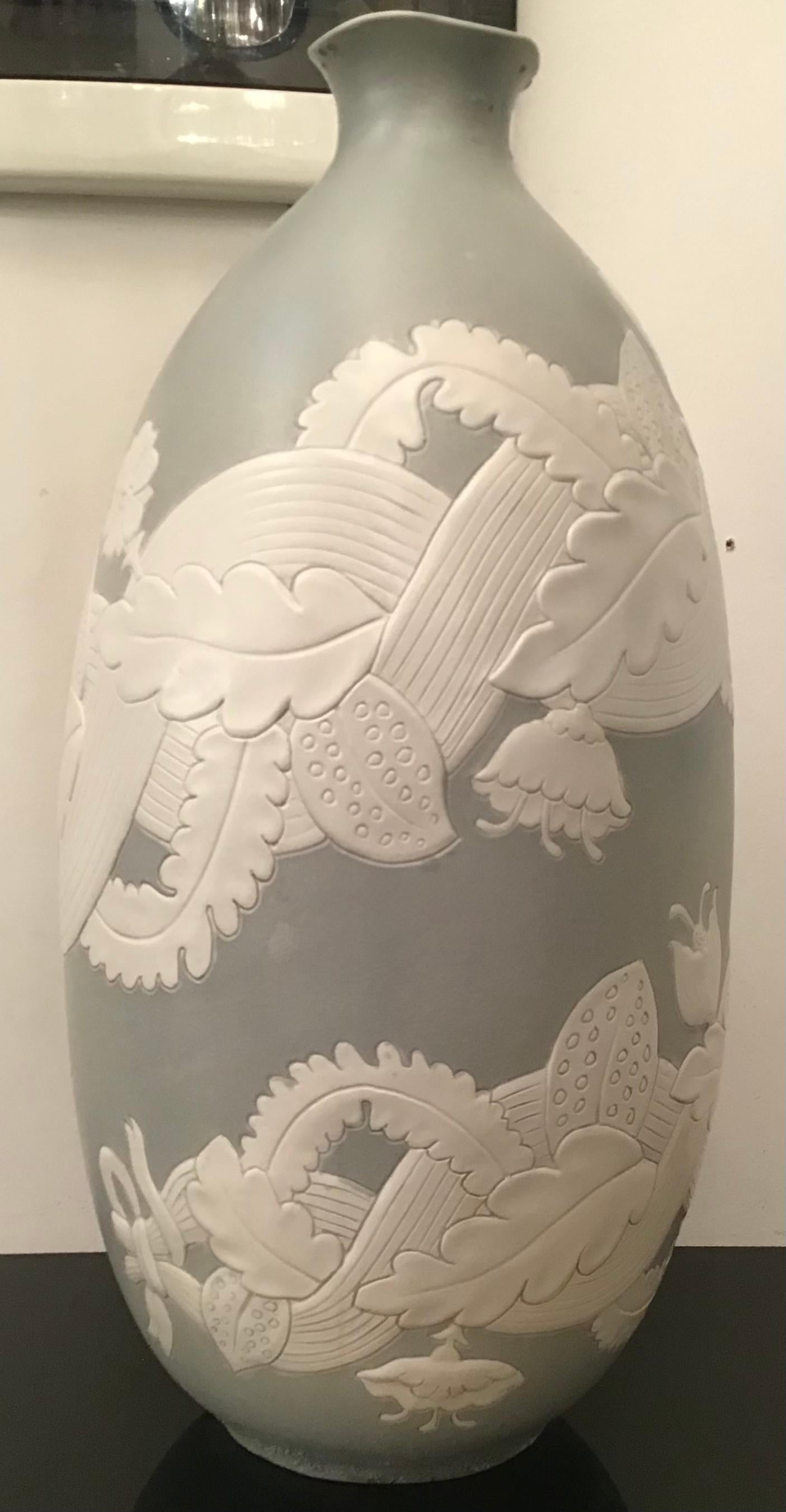 Richard Ginori “Giovanni Gariboldi “ Vase Ceramic, 1950, Italy For Sale 6