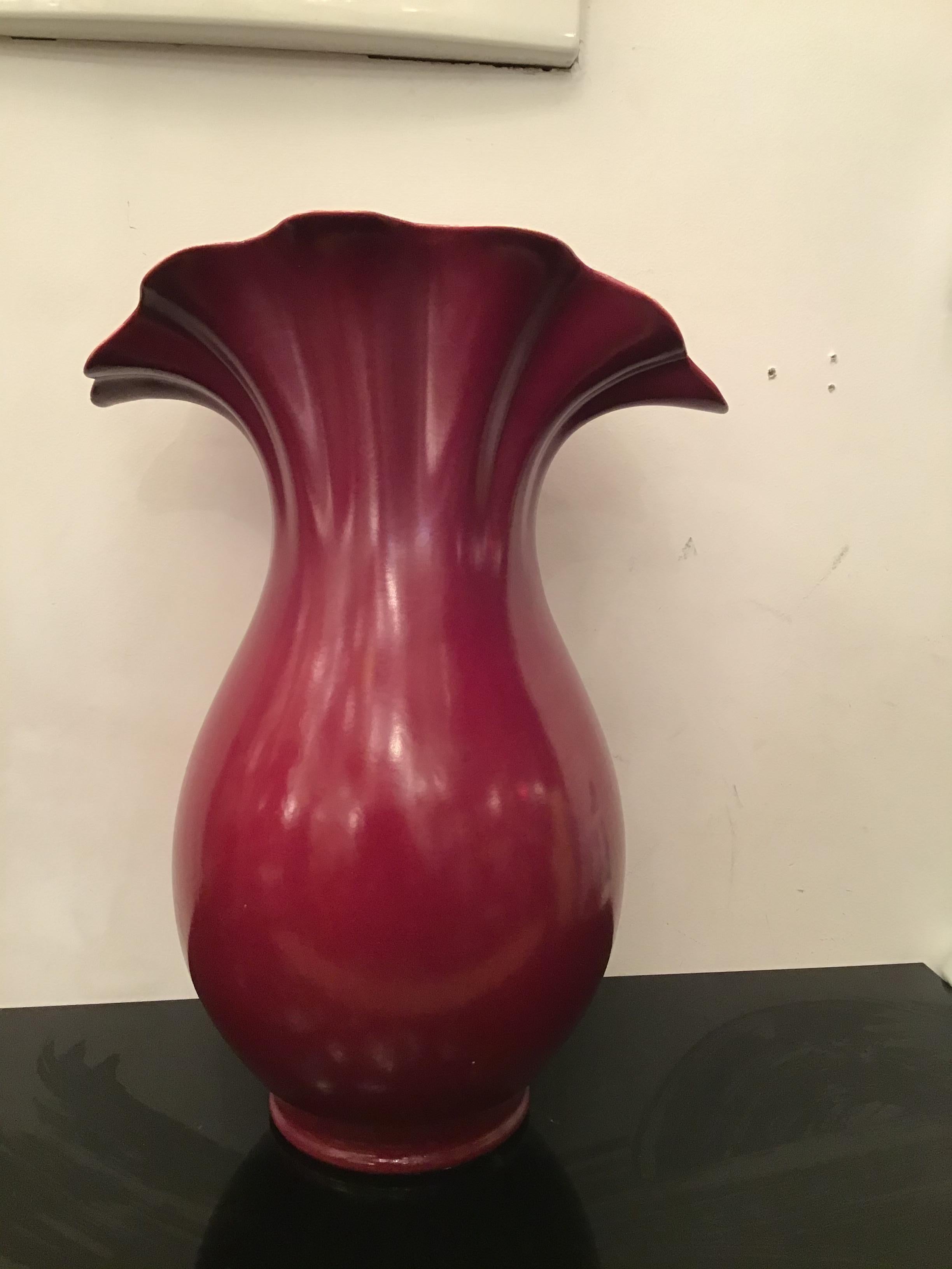 Richard Ginori “Giovanni Gariboldi “ Vase Ceramic, 1950, Italy For Sale 6