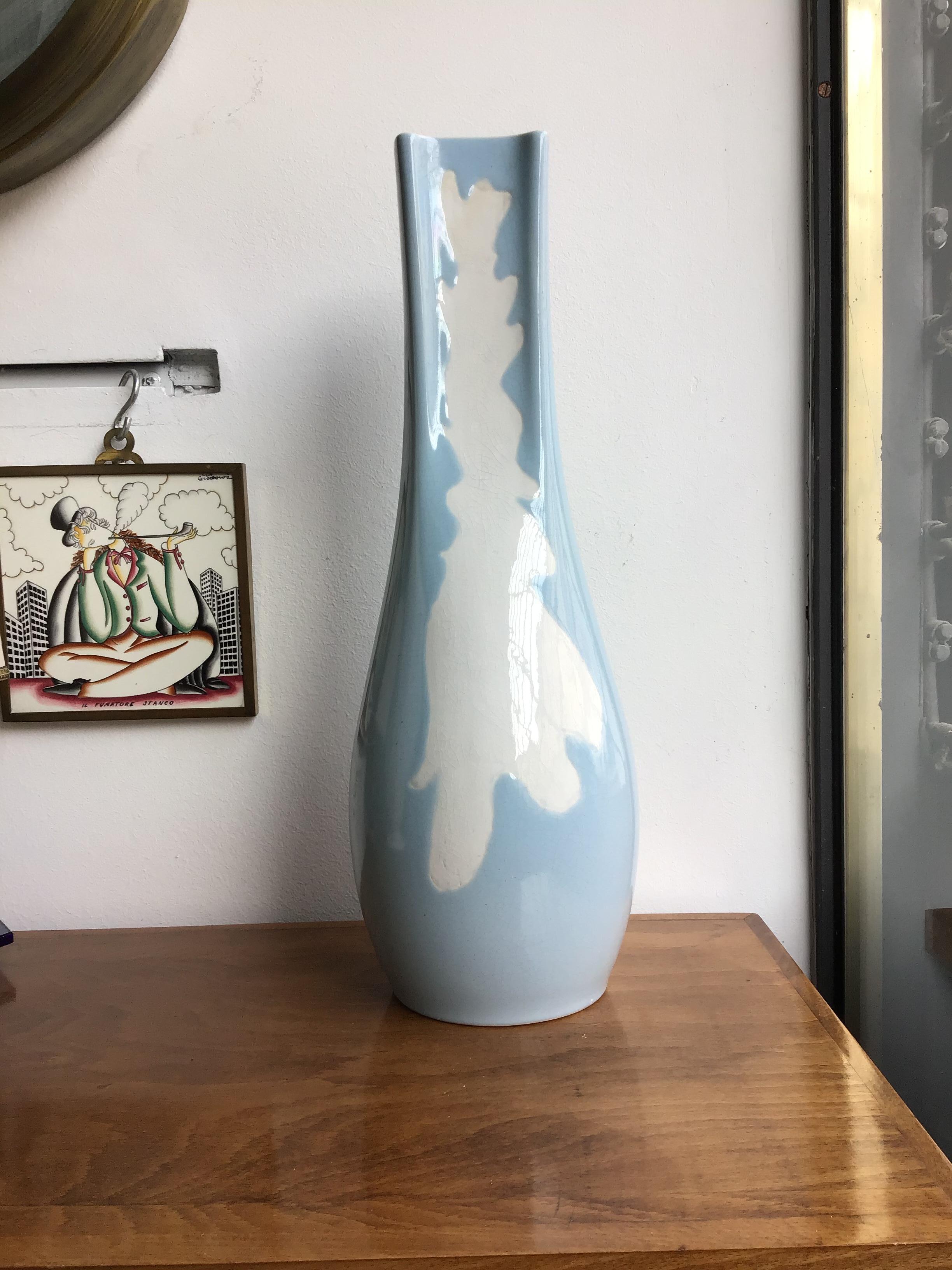 Richard Ginori Giovanni Gariboldi Vase Ceramic, 1950, Italy For Sale 7