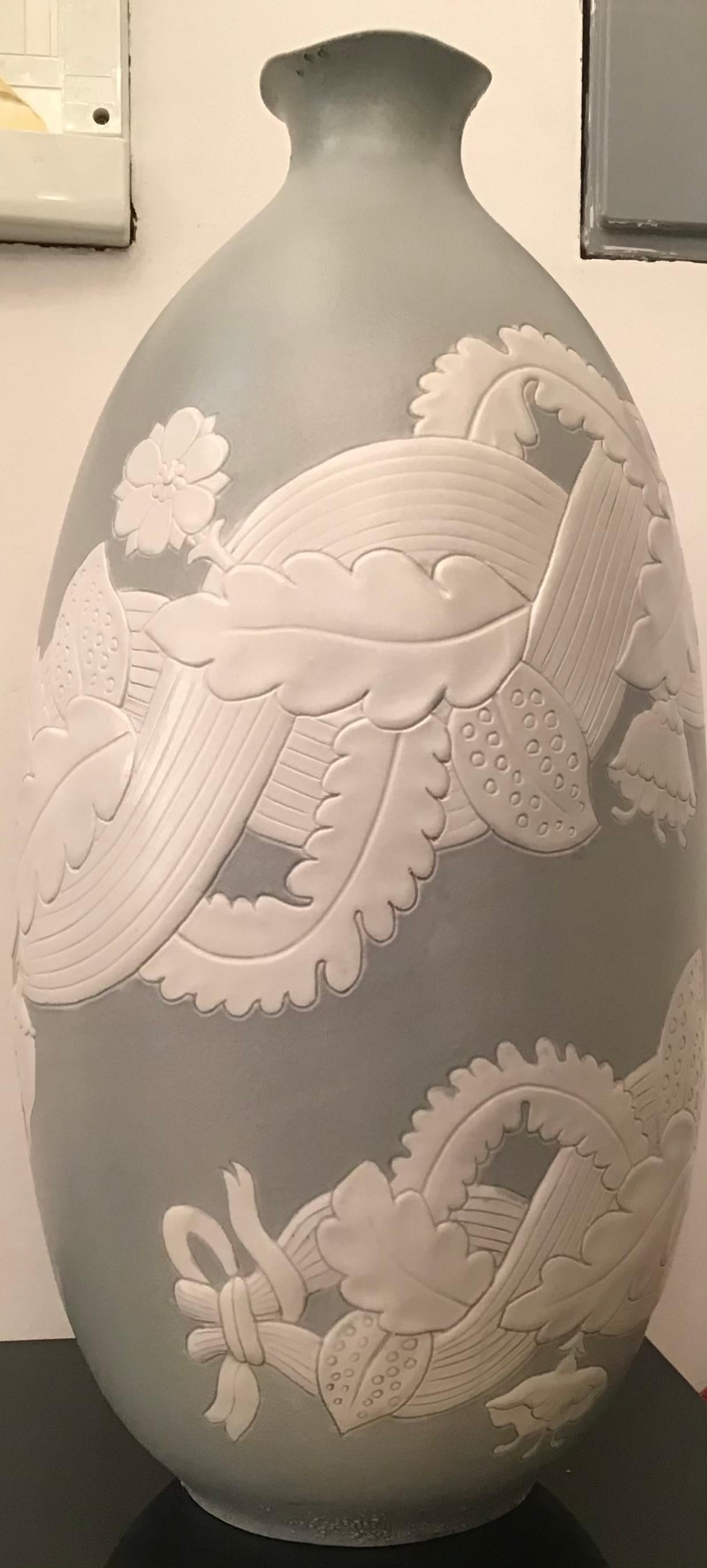 Vase aus Keramik von Richard Ginori Giovanni Gariboldi, 1950, Italien im Angebot 7