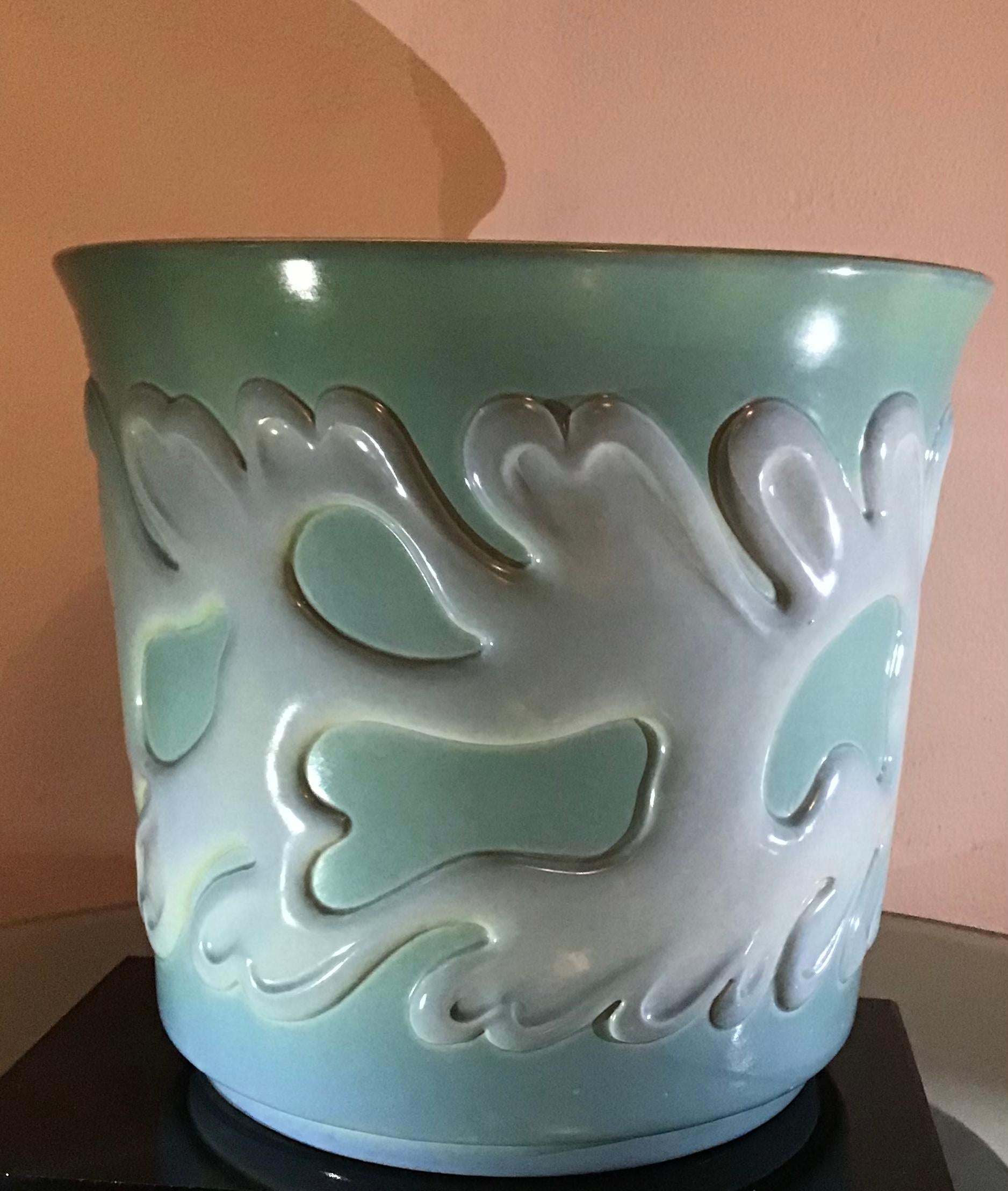 Vase aus Keramik von Richard Ginori Giovanni Gariboldi, 1950, Italien  im Angebot 8