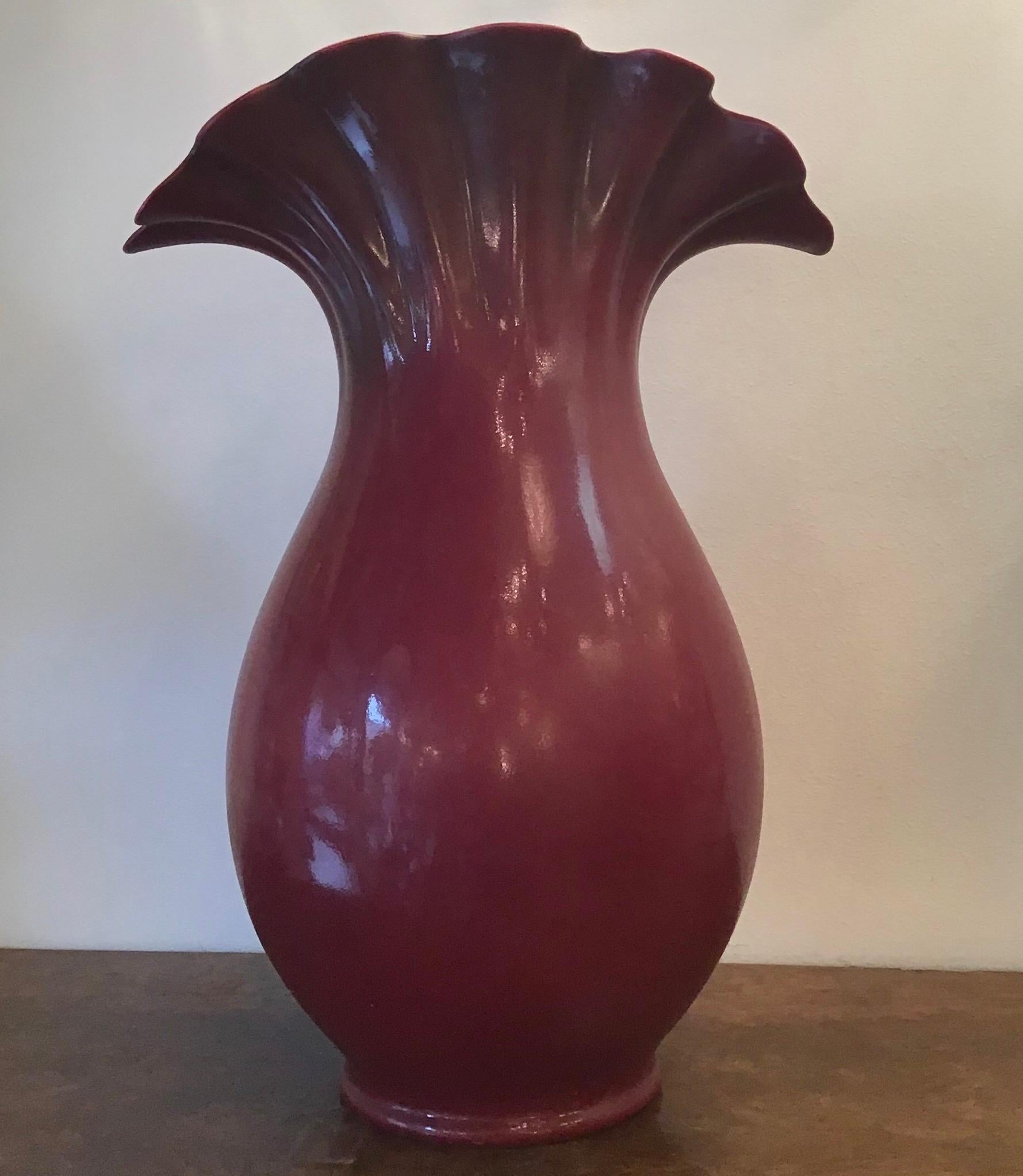 Richard Ginori Giovanni Gariboldi Vase Ceramic, 1950, Italy 8
