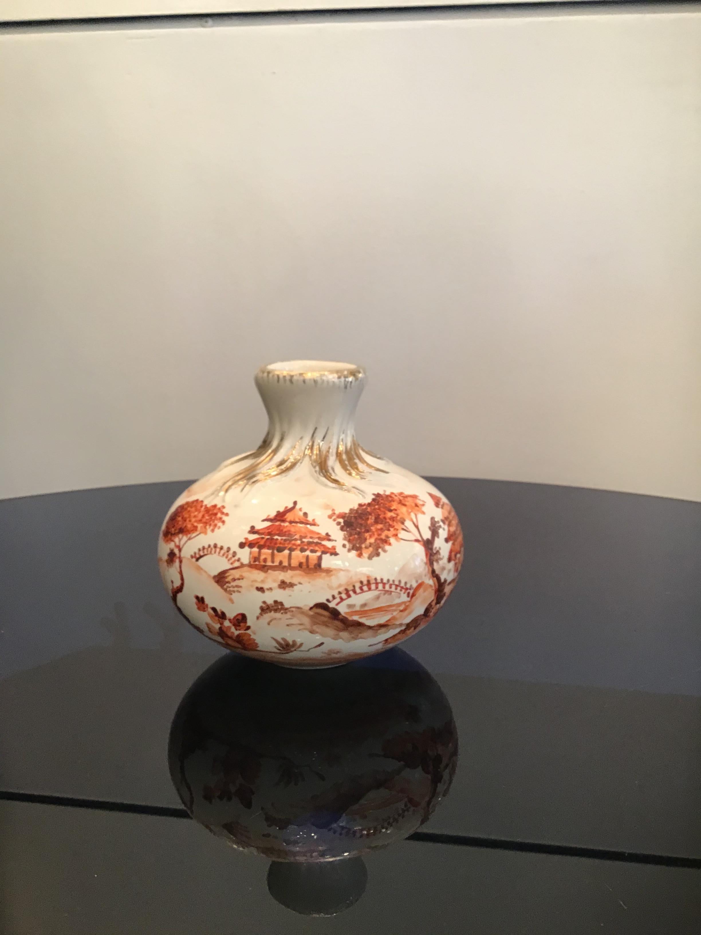 Richard Ginori Giovanni Gariboldi Vase Ceramic, 1950, Italy For Sale 8