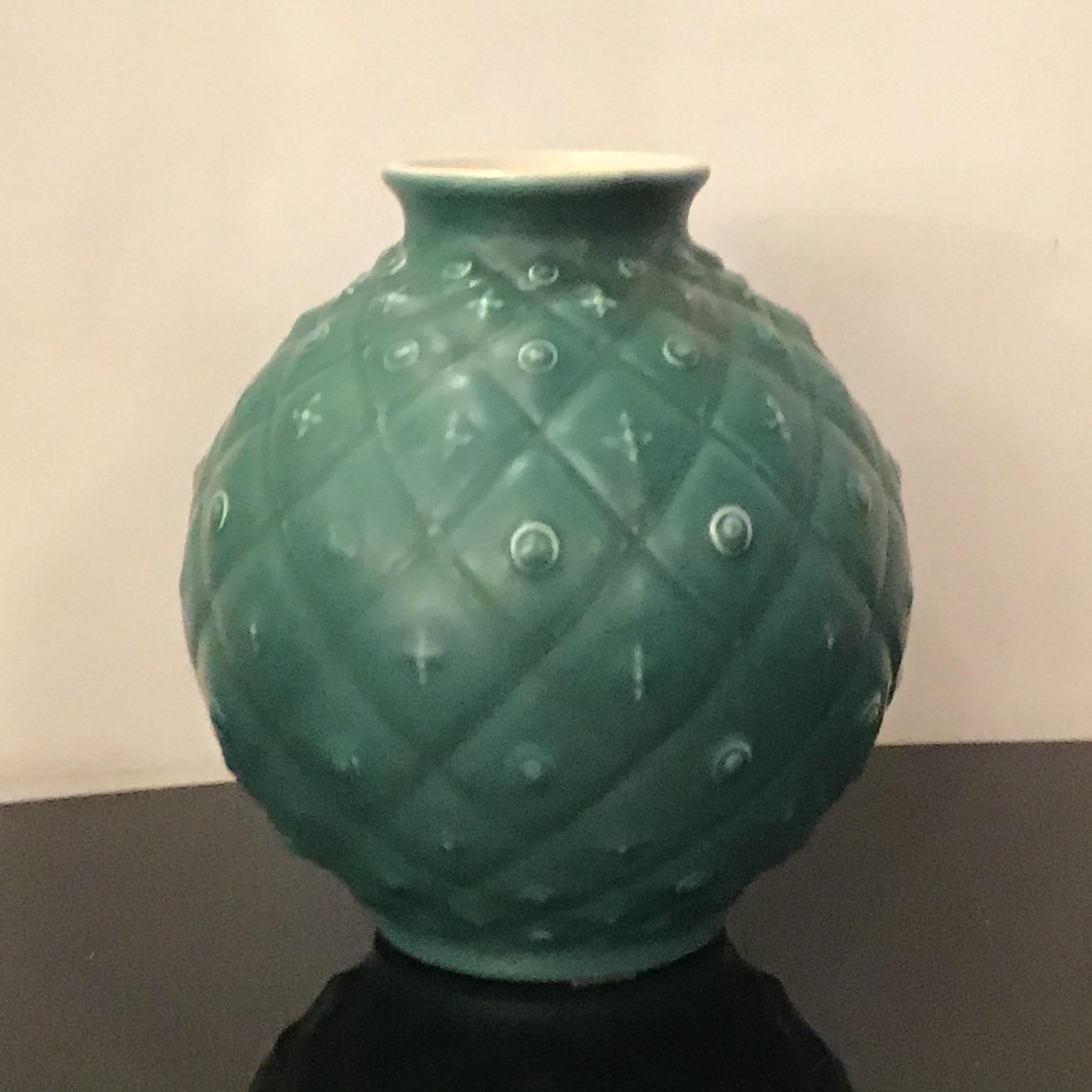 Richard Ginori Giovanni Gariboldi Vase Ceramic, 1950, Italy For Sale 8