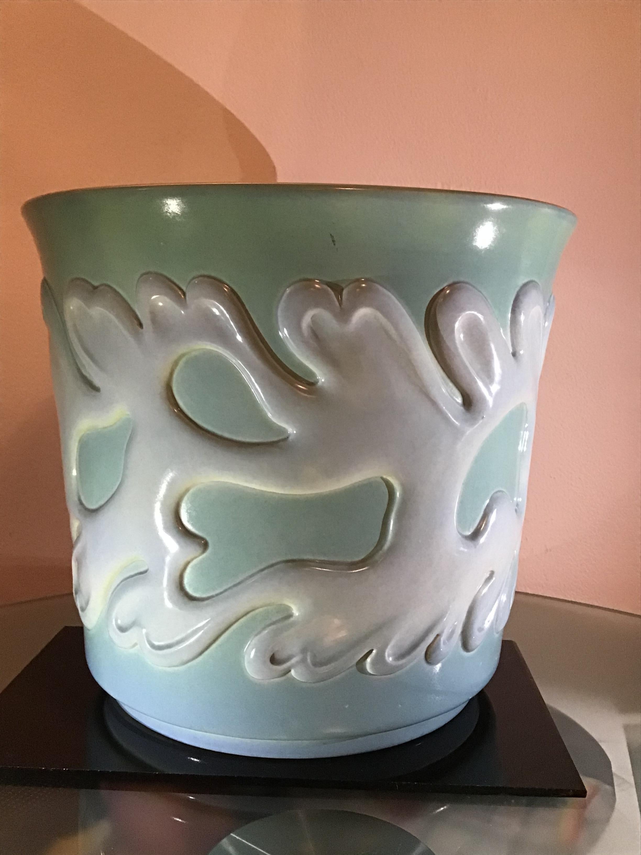 Vase aus Keramik von Richard Ginori Giovanni Gariboldi, 1950, Italien  im Angebot 9