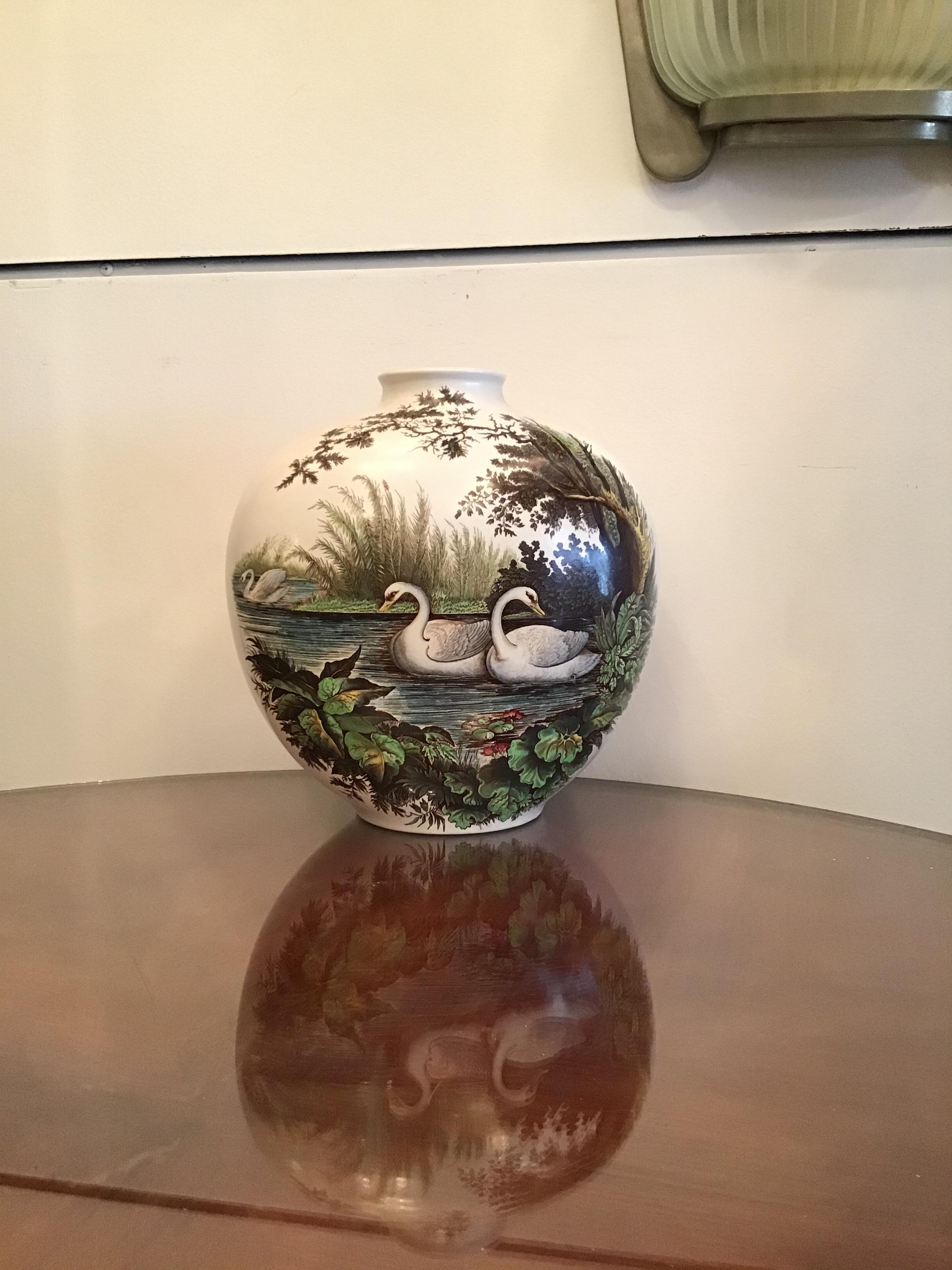 Vase céramique Richard Ginori Giovanni Gariboldi, 1950, Italie en vente 8