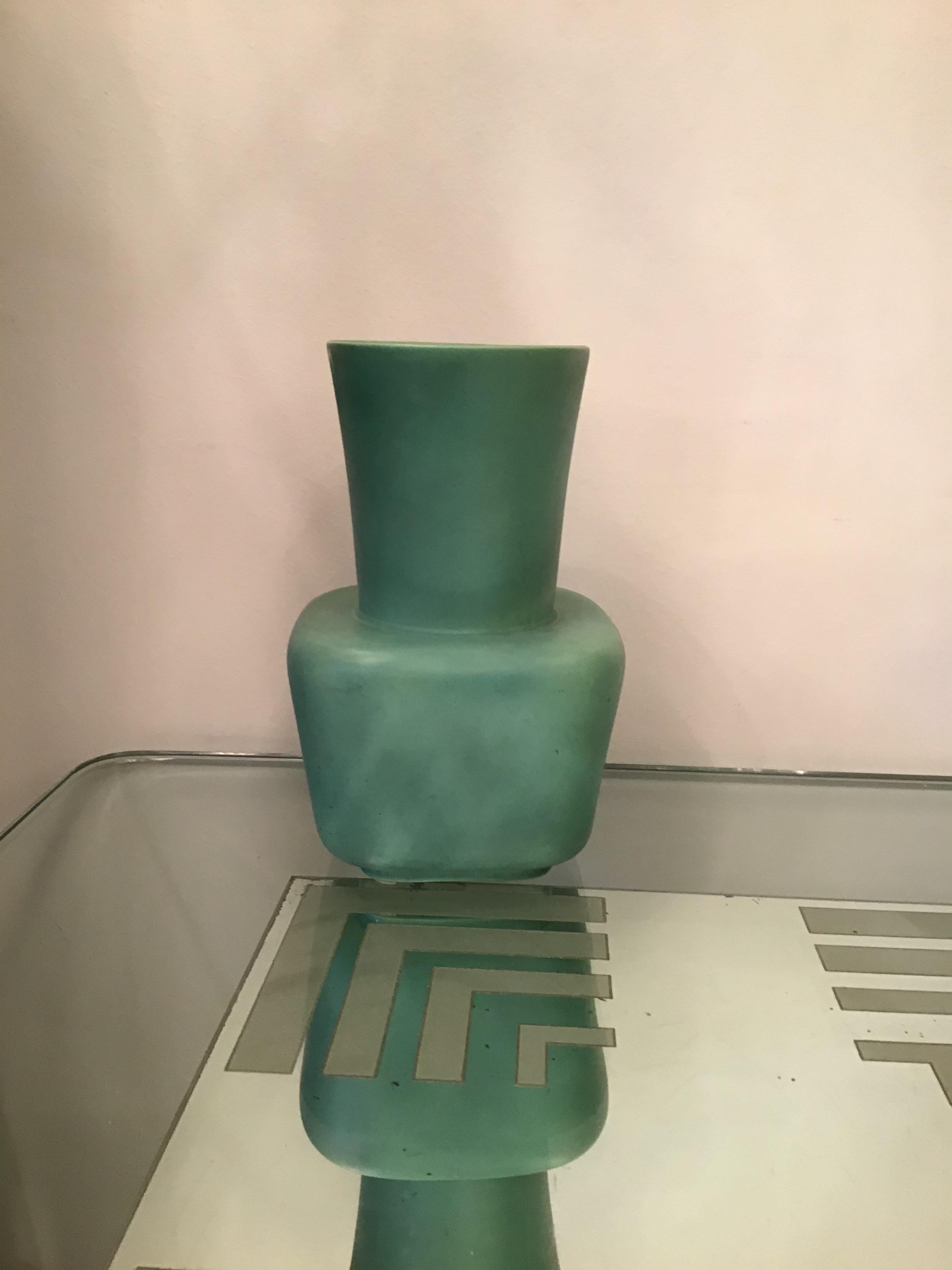 Richard Ginori Giovanni Gariboldi Vase aus Keramik, 1950, Italien im Angebot 9