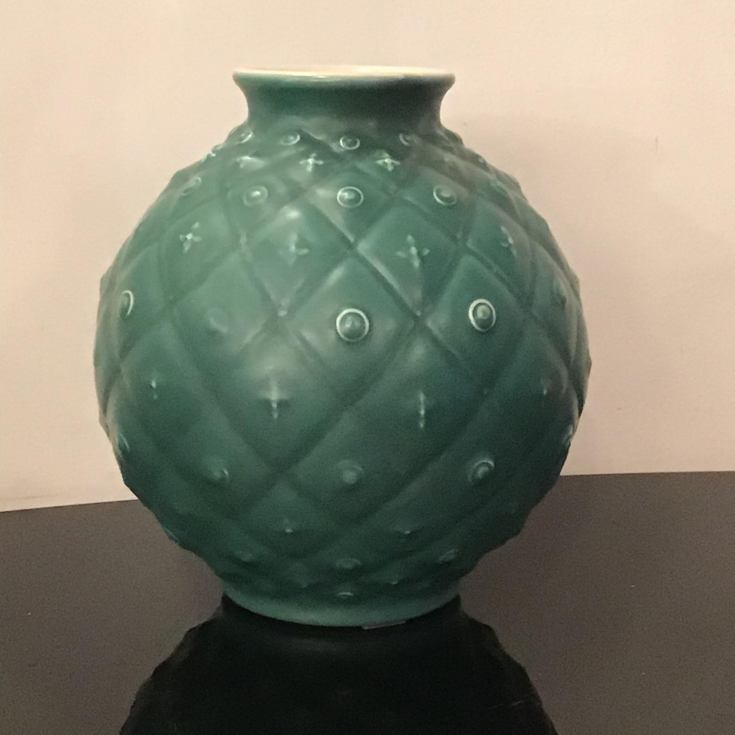 Richard Ginori Giovanni Gariboldi Vase Ceramic, 1950, Italy For Sale 9