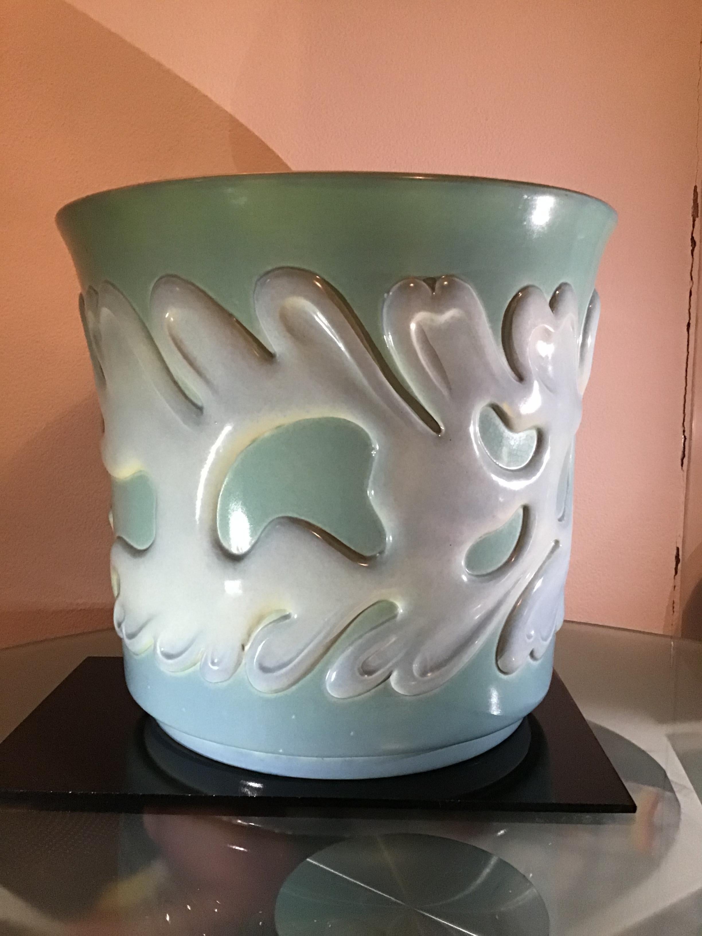 Vase aus Keramik von Richard Ginori Giovanni Gariboldi, 1950, Italien  im Angebot 10