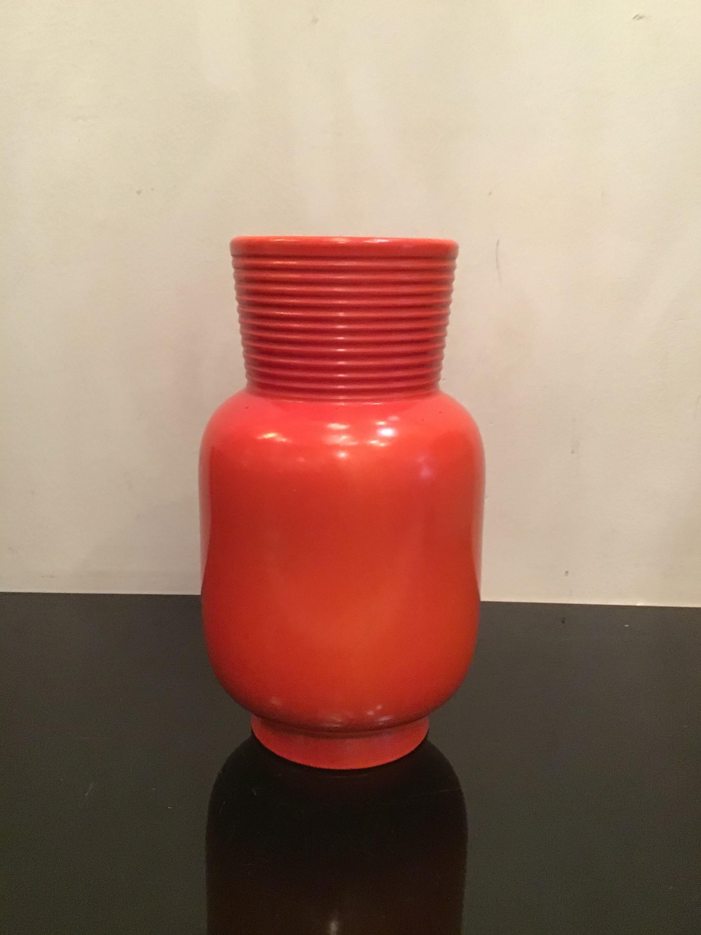 Richard Ginori Jarrón Giovanni Gariboldi Cerámica, 1950, Italia en venta 8