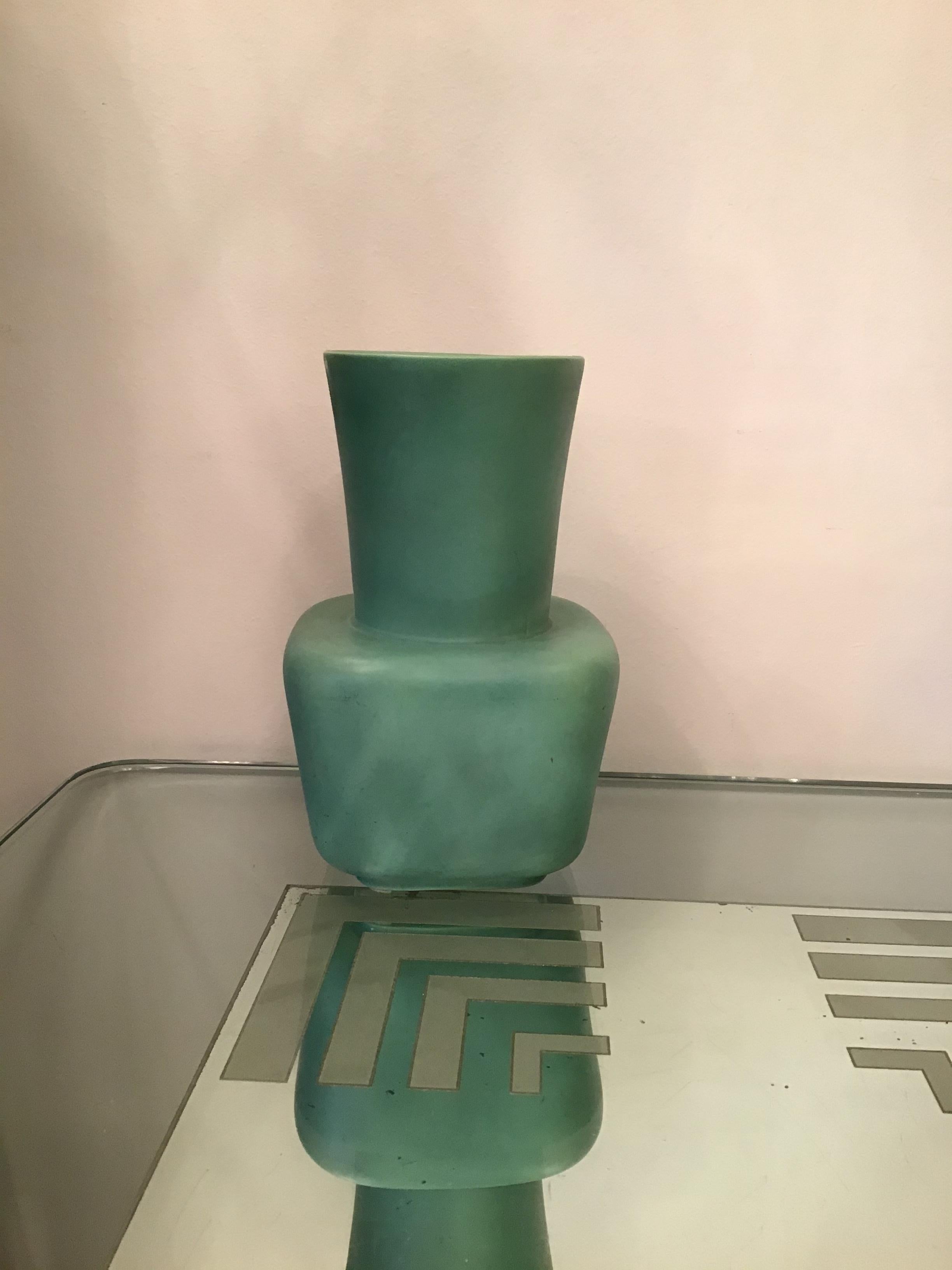 Richard Ginori Giovanni Gariboldi Vase aus Keramik, 1950, Italien im Angebot 10