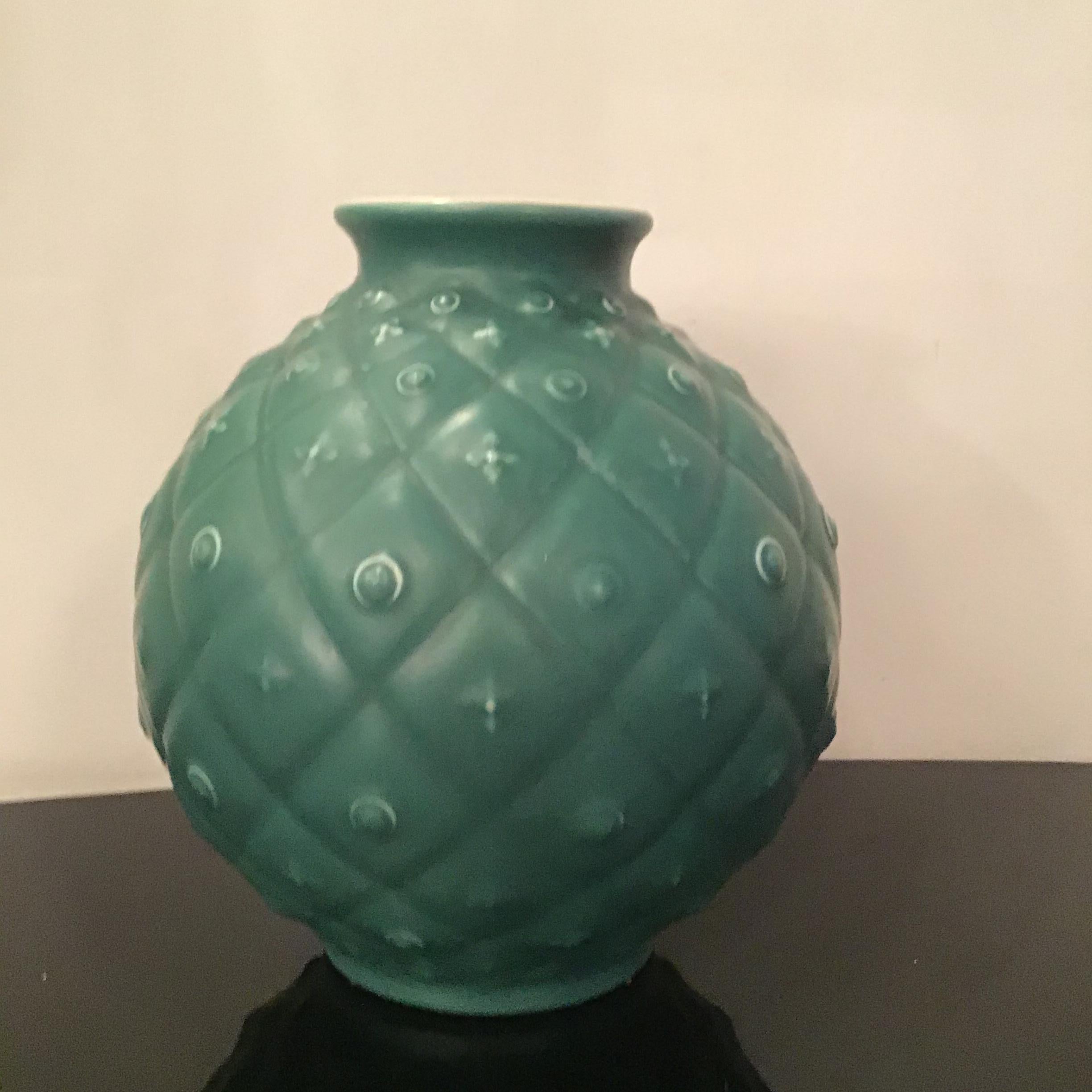 Richard Ginori Giovanni Gariboldi Vase Ceramic, 1950, Italy For Sale 11