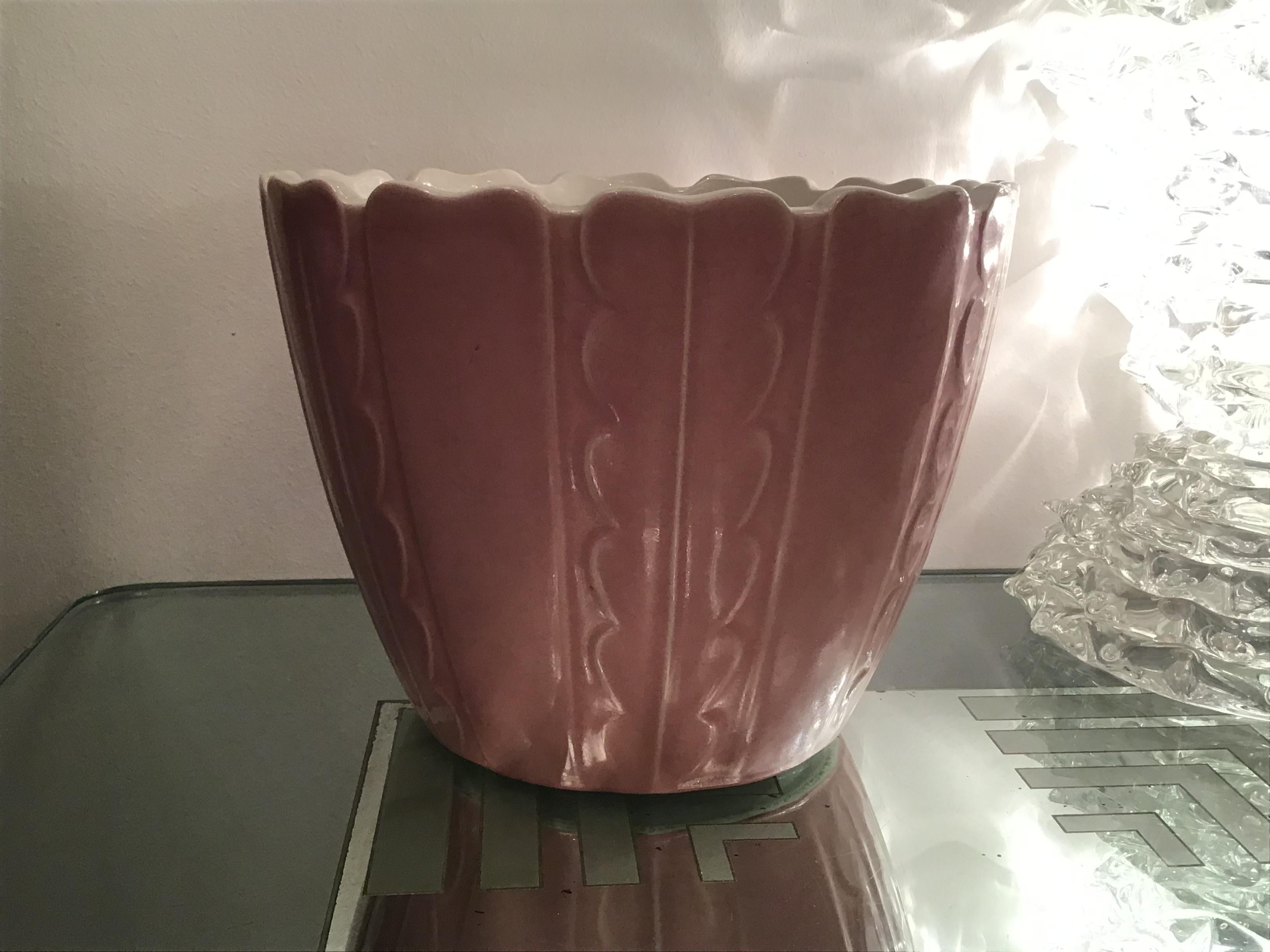 Vase en céramique Richard Ginori Giovanni Gariboldi, 1950, Italie en vente 11