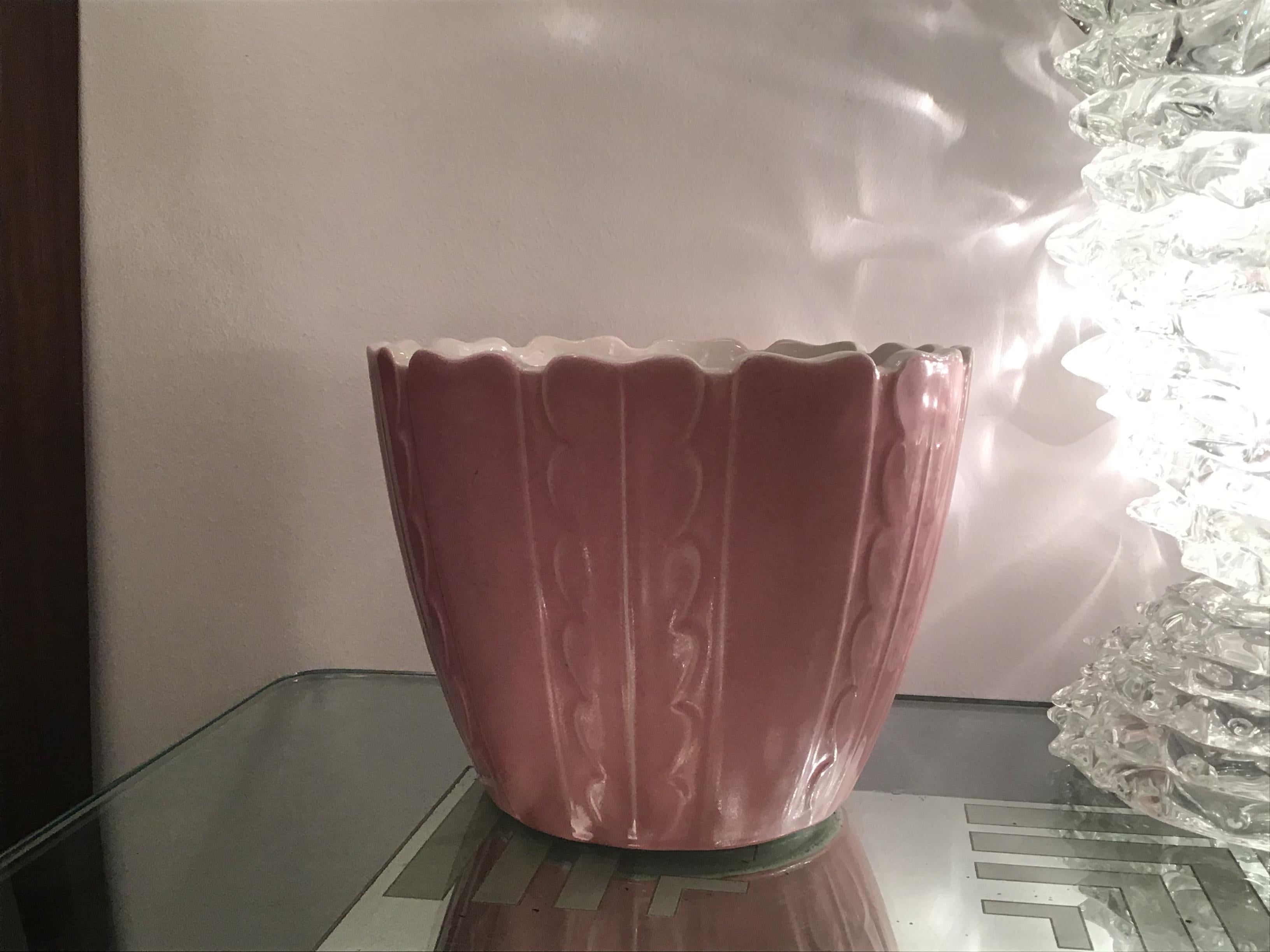 Richard Ginori Giovanni Gariboldi Vase Ceramic 1950, Italy For Sale 13