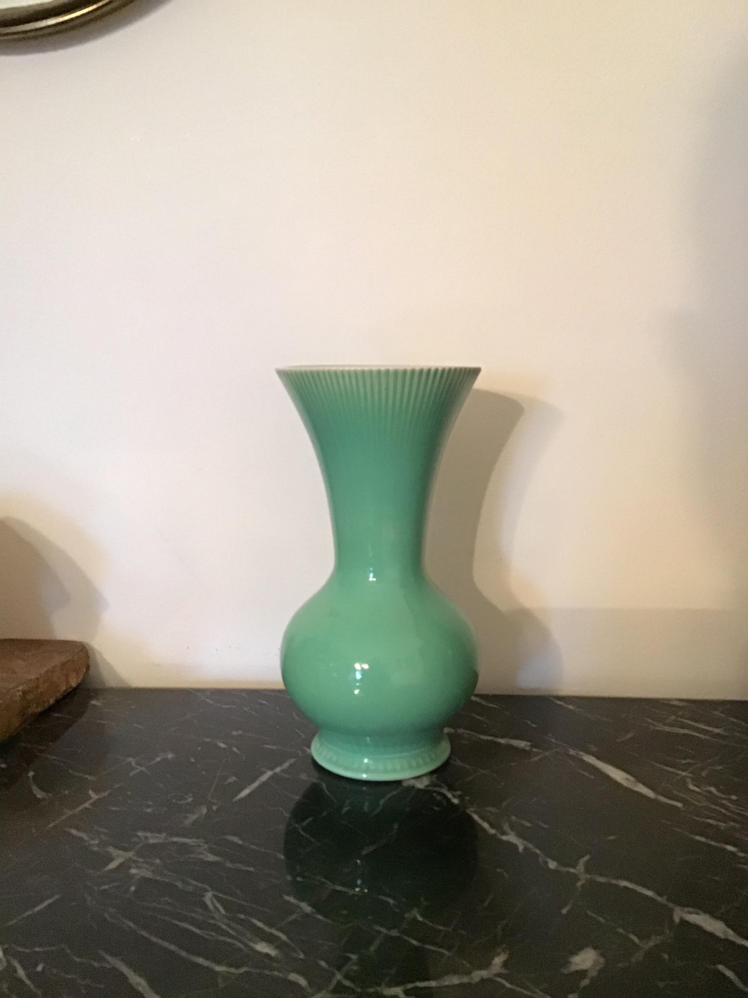 Richard Ginori Giovanni Gariboldi Vase Keramik, 1950, Italien.