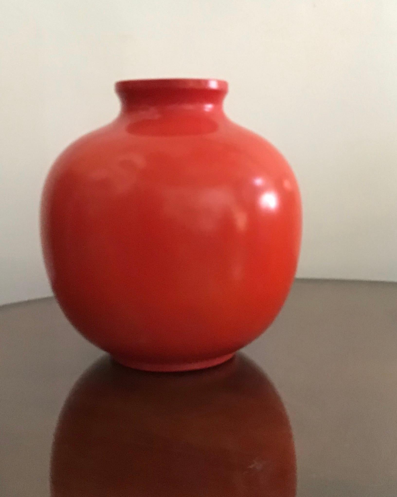 Richard Ginori Giovanni Gariboldi vase ceramic, 1950, Italy.