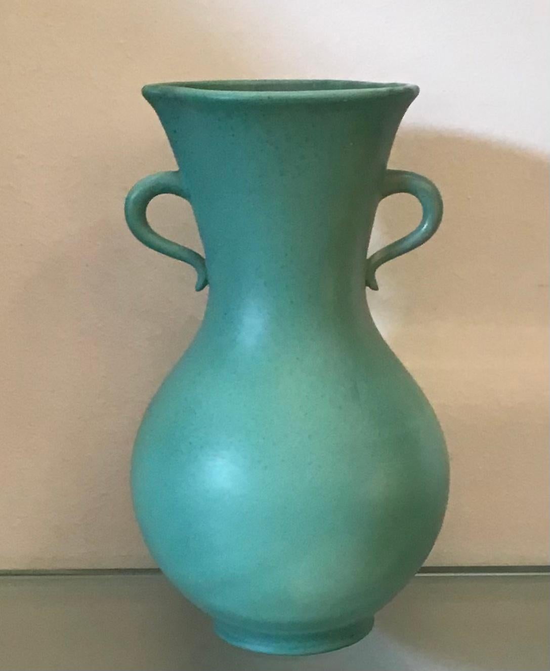 Richard Ginori Giovanni Gariboldi vase ceramic 1950 Italy.