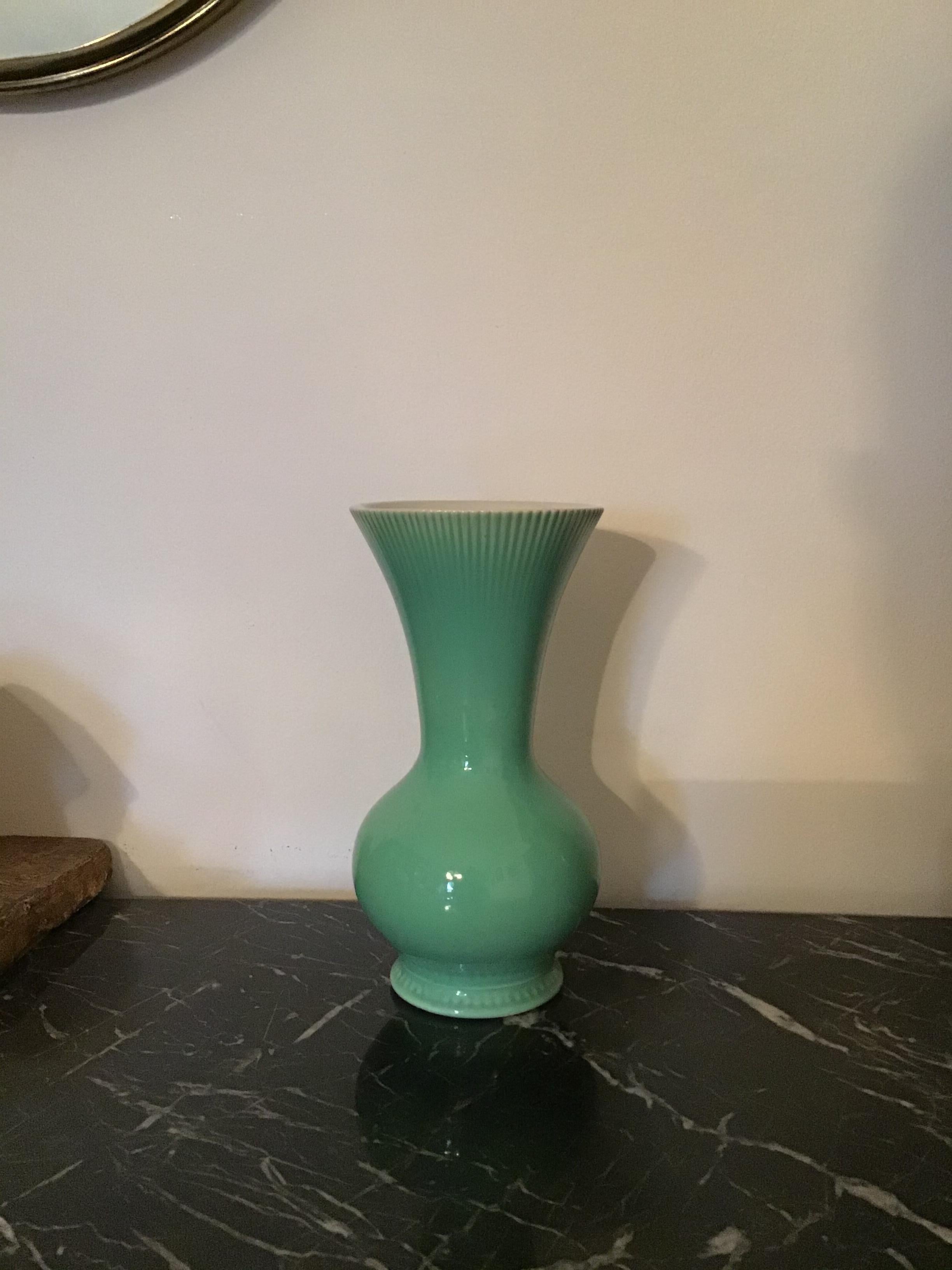 Autre Vase céramique Richard Ginori Giovanni Gariboldi, 1950, Italie en vente