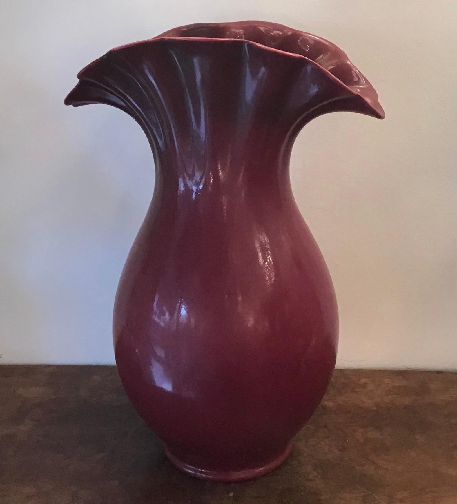 Other Richard Ginori Giovanni Gariboldi Vase Ceramic, 1950, Italy