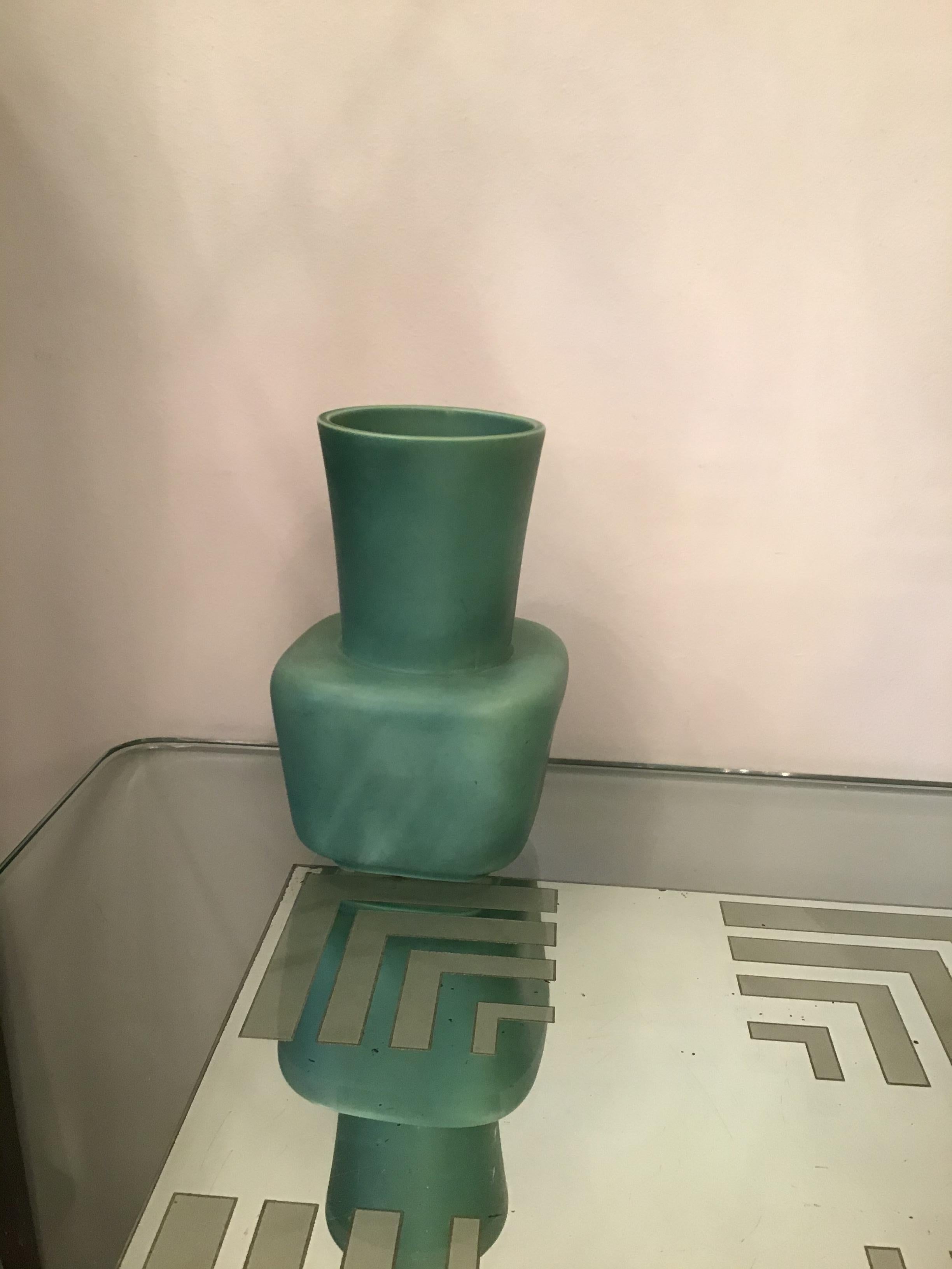 Richard Ginori Giovanni Gariboldi Vase aus Keramik, 1950, Italien (Sonstiges) im Angebot