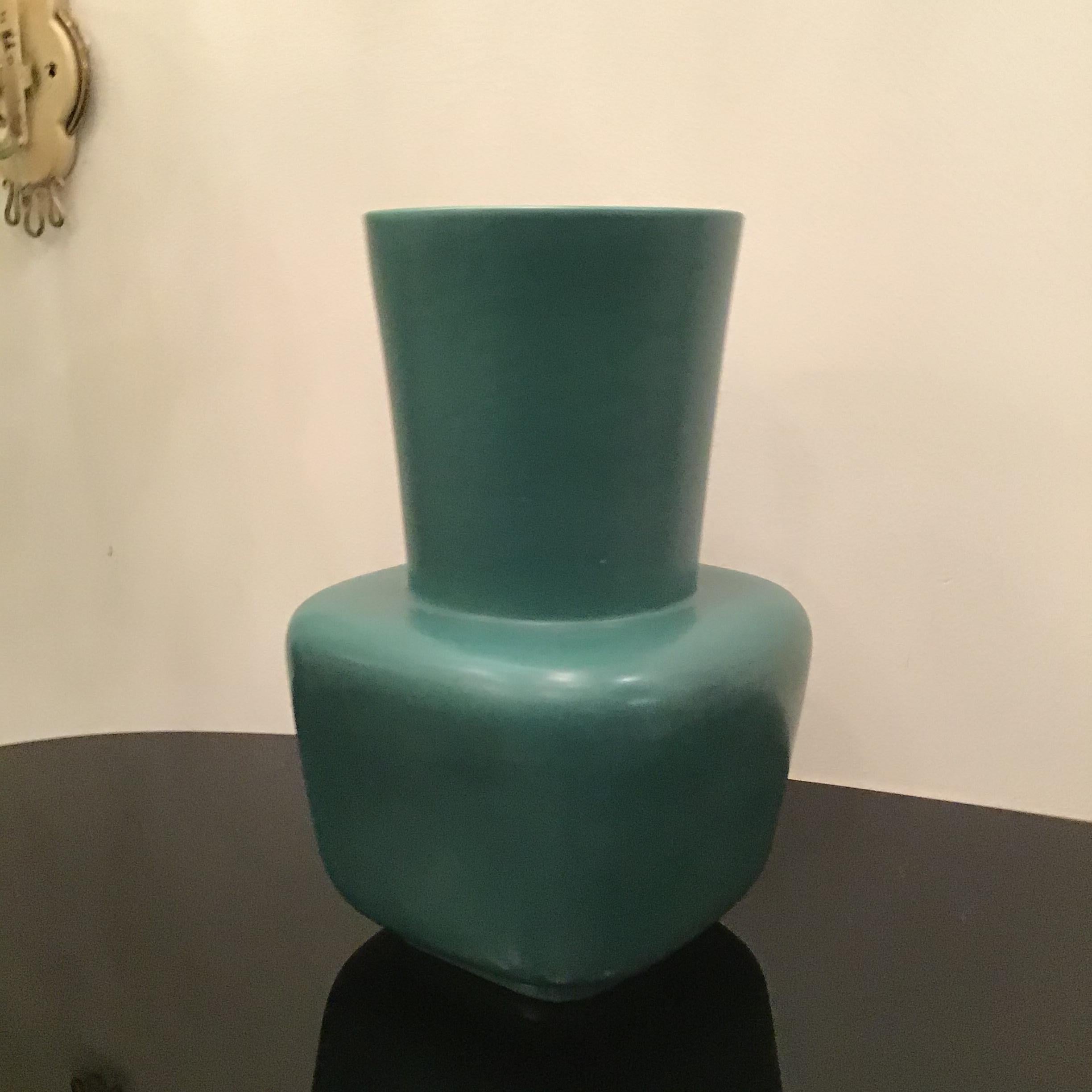 Other Richard Ginori “Giovanni Gariboldi “ Vase Ceramic 1950 Italy For Sale
