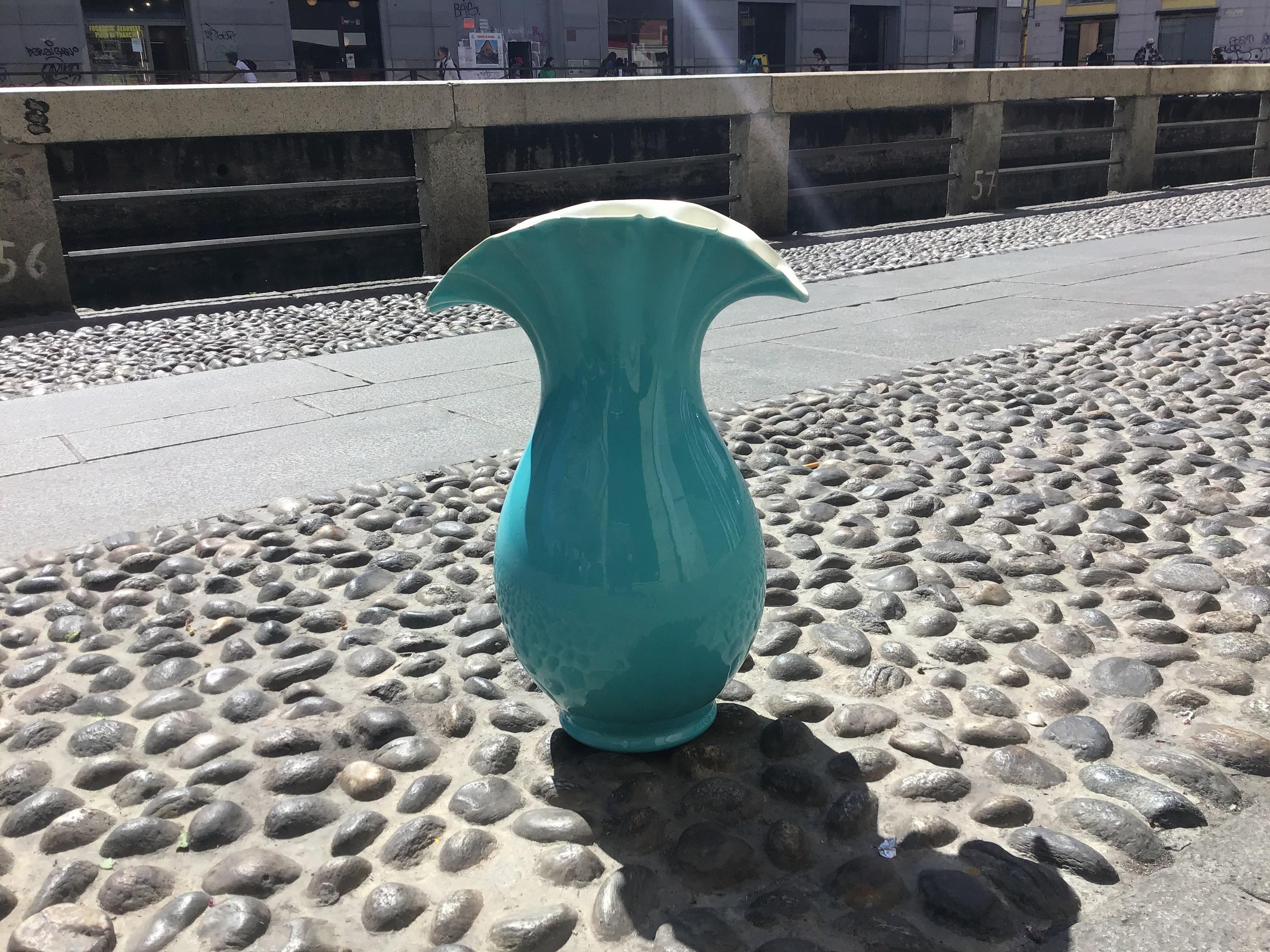 Richard Ginori Giovanni Gariboldi Vase Keramik, 1950, Italien (Sonstiges) im Angebot