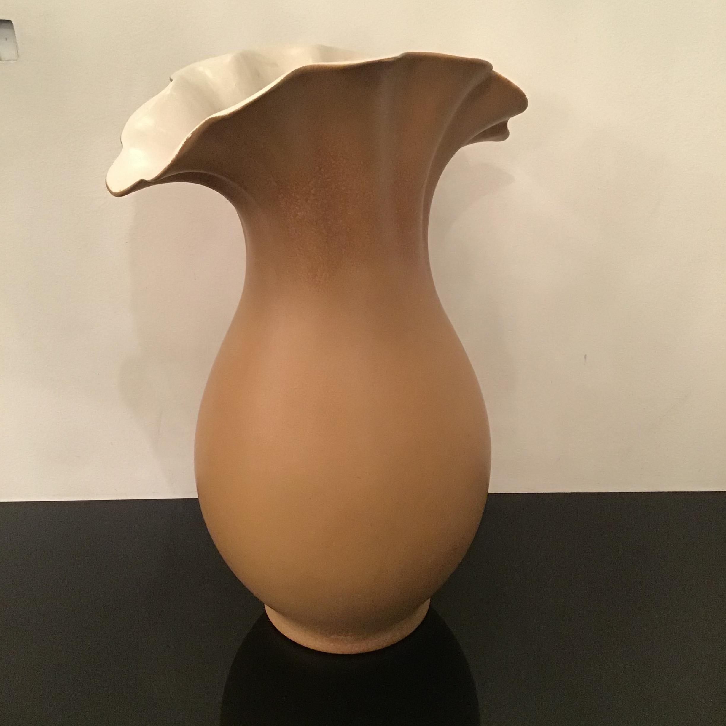 Other Richard Ginori “Giovanni Gariboldi “ Vase Ceramic, 1950, Italy  For Sale