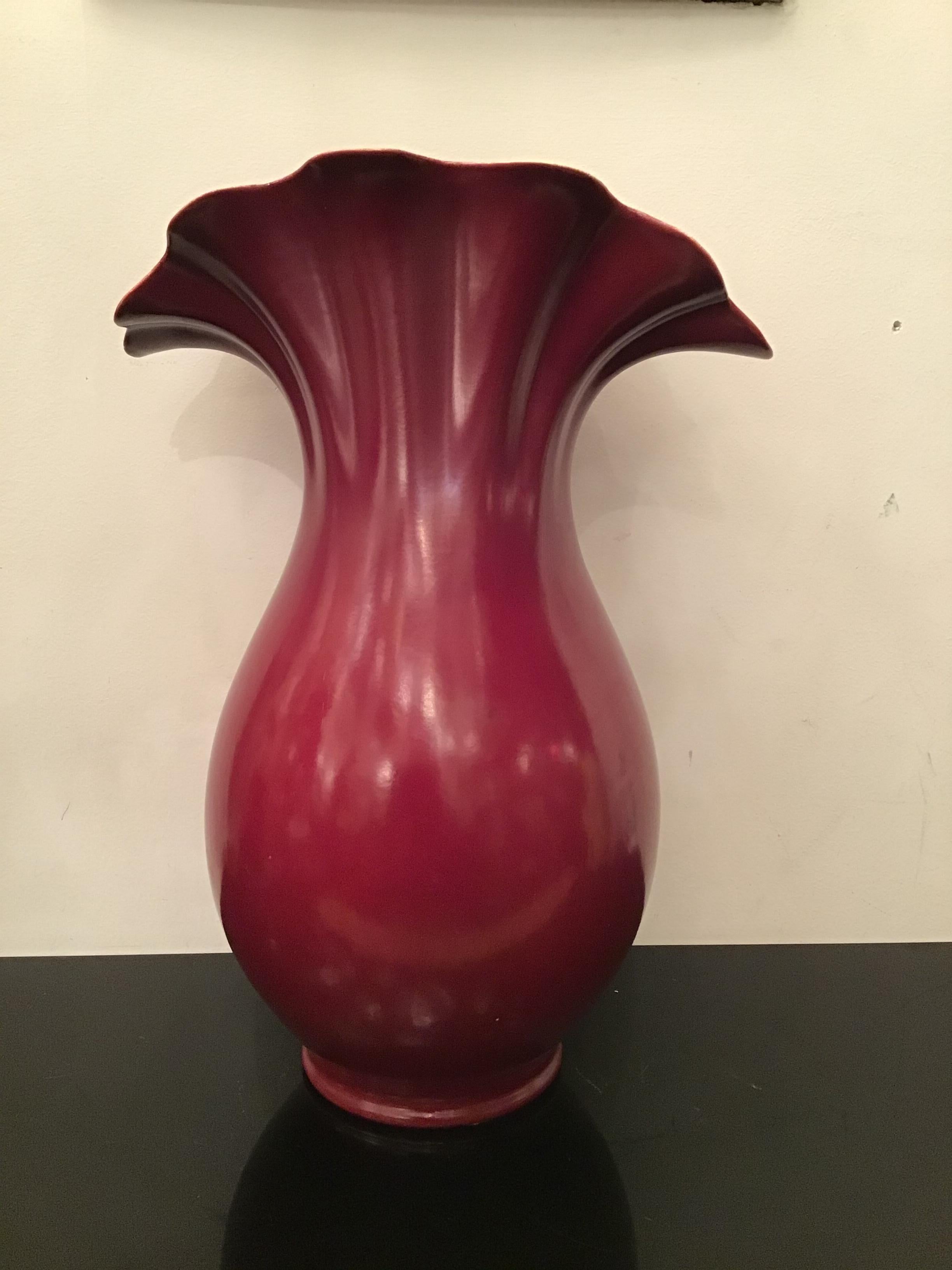 Other Richard Ginori “Giovanni Gariboldi “ Vase Ceramic, 1950, Italy For Sale