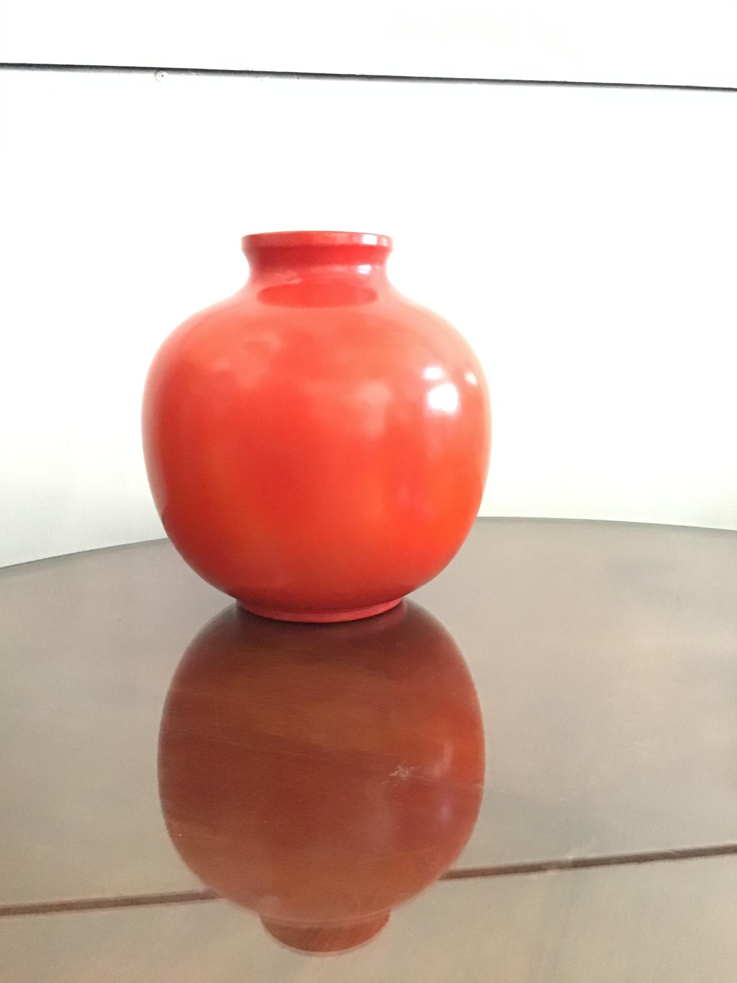 Vase céramique Richard Ginori Giovanni Gariboldi, 1950, Italie Excellent état - En vente à Milano, IT