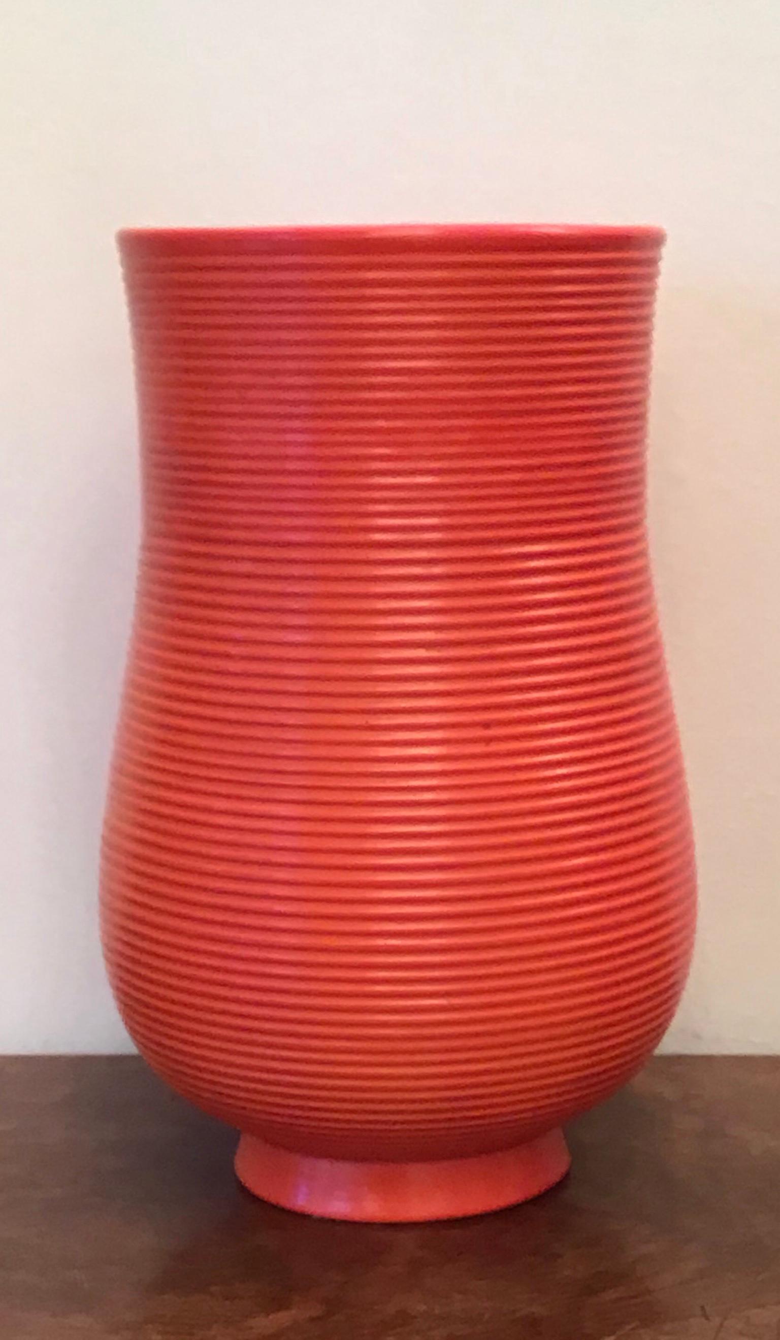 Richard Ginori Giovanni Gariboldi Vase Ceramic, 1950, Italy In Excellent Condition In Milano, IT