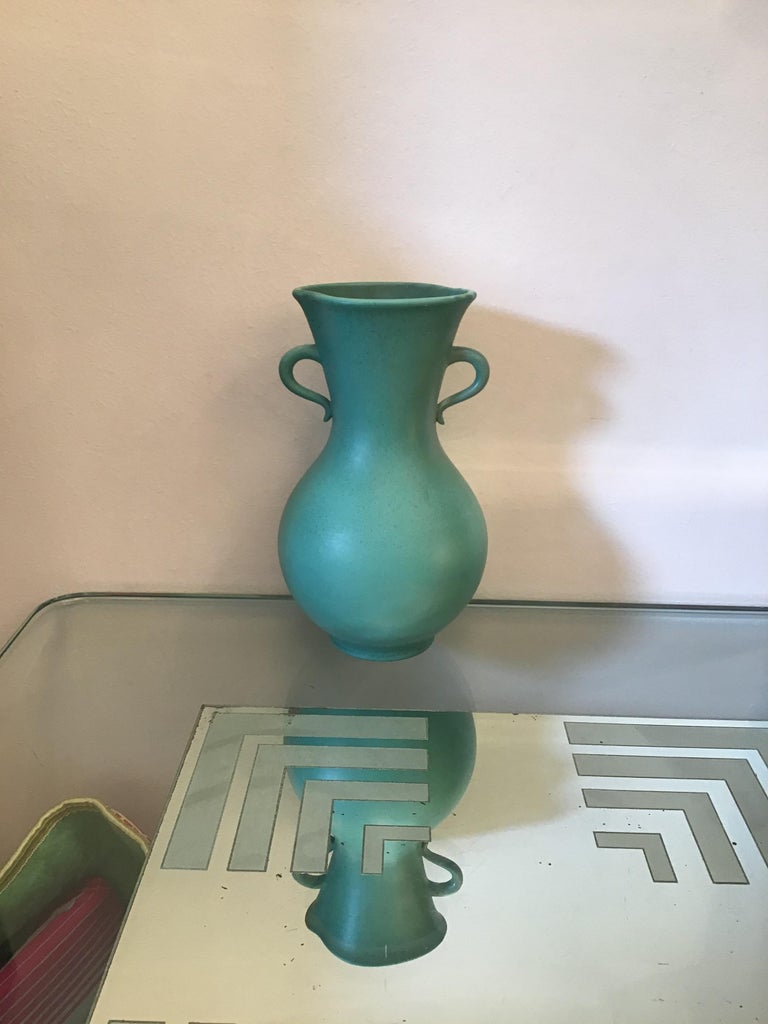 Richard Ginori Giovanni Gariboldi Vase Ceramic 1950 italy  In Excellent Condition For Sale In Milano, IT