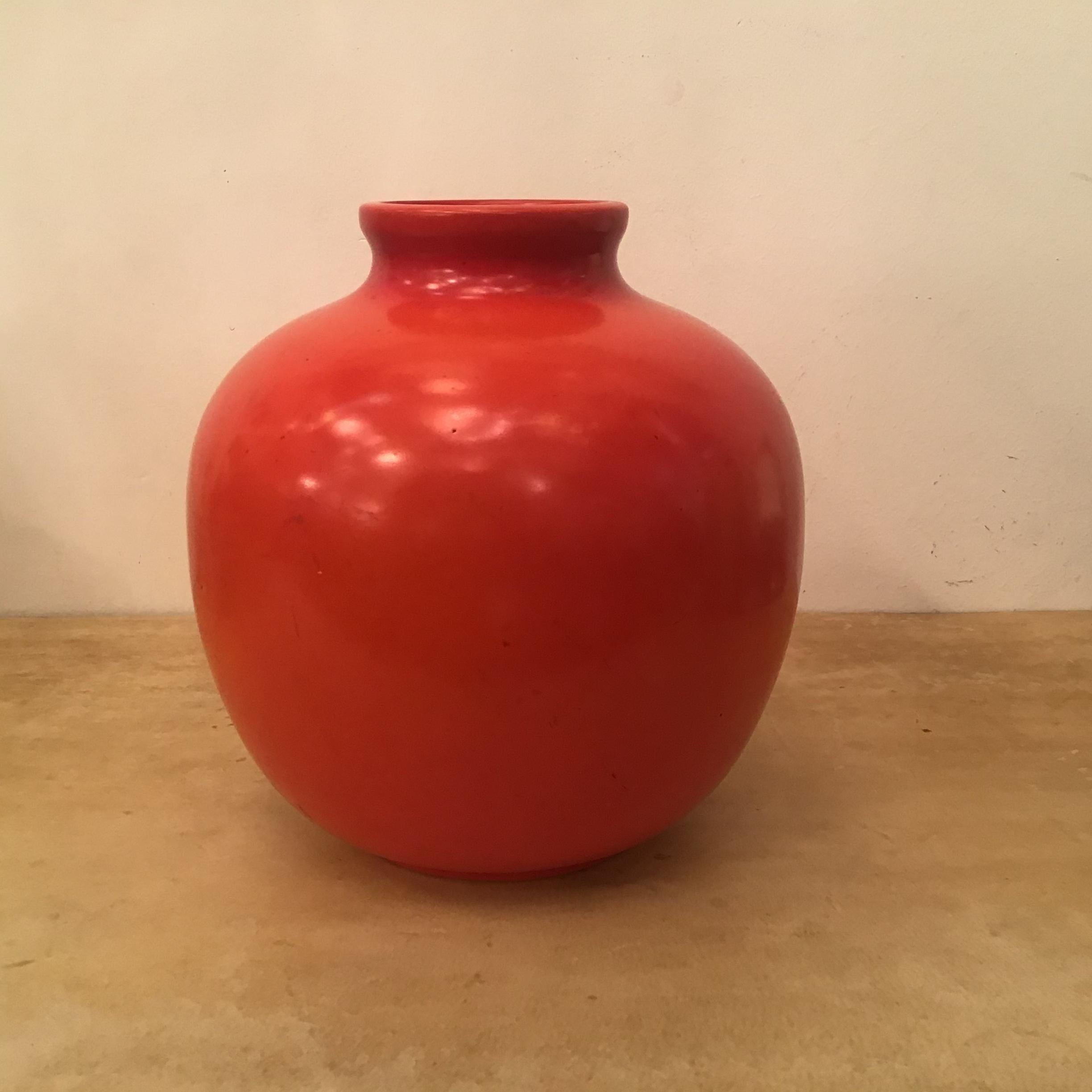Richard Ginori “Giovanni Gariboldi “ Vase Ceramic 1950 Italy  In Excellent Condition For Sale In Milano, IT