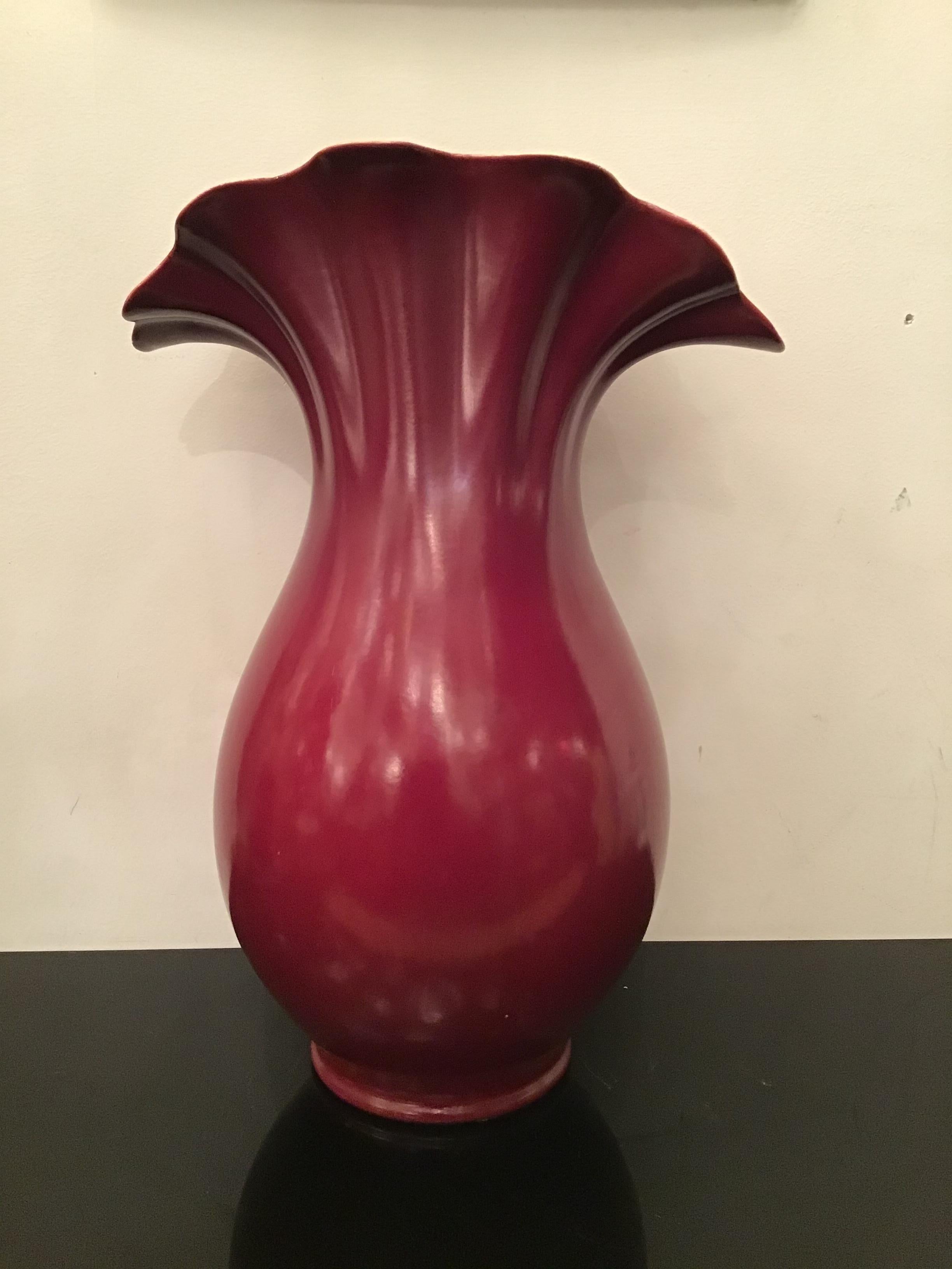 Richard Ginori “Giovanni Gariboldi “ Vase Ceramic, 1950, Italy In Excellent Condition For Sale In Milano, IT