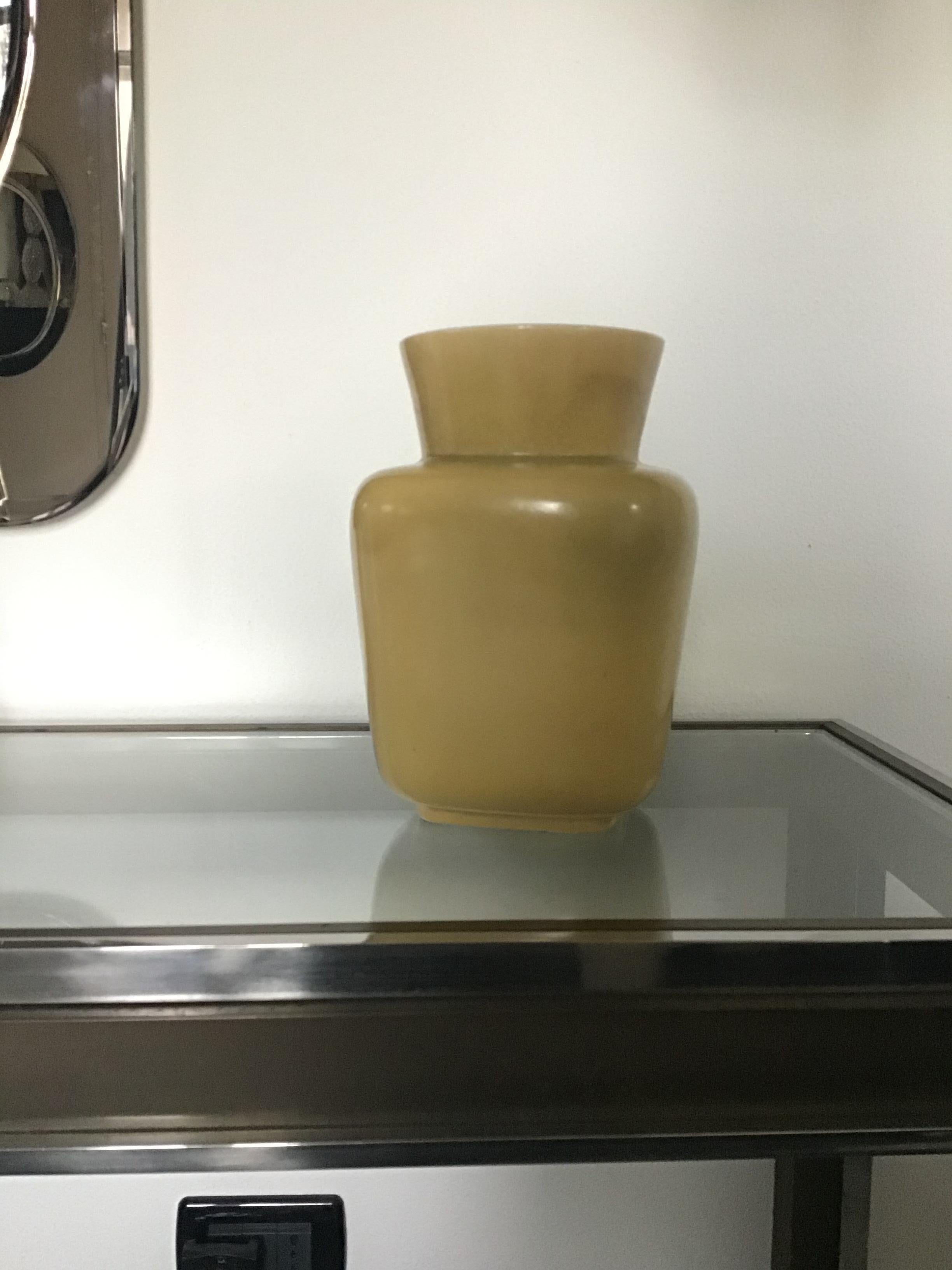 Mid-20th Century Richard Ginori Giovanni Gariboldi Vase Ceramic, 1950, Italy For Sale