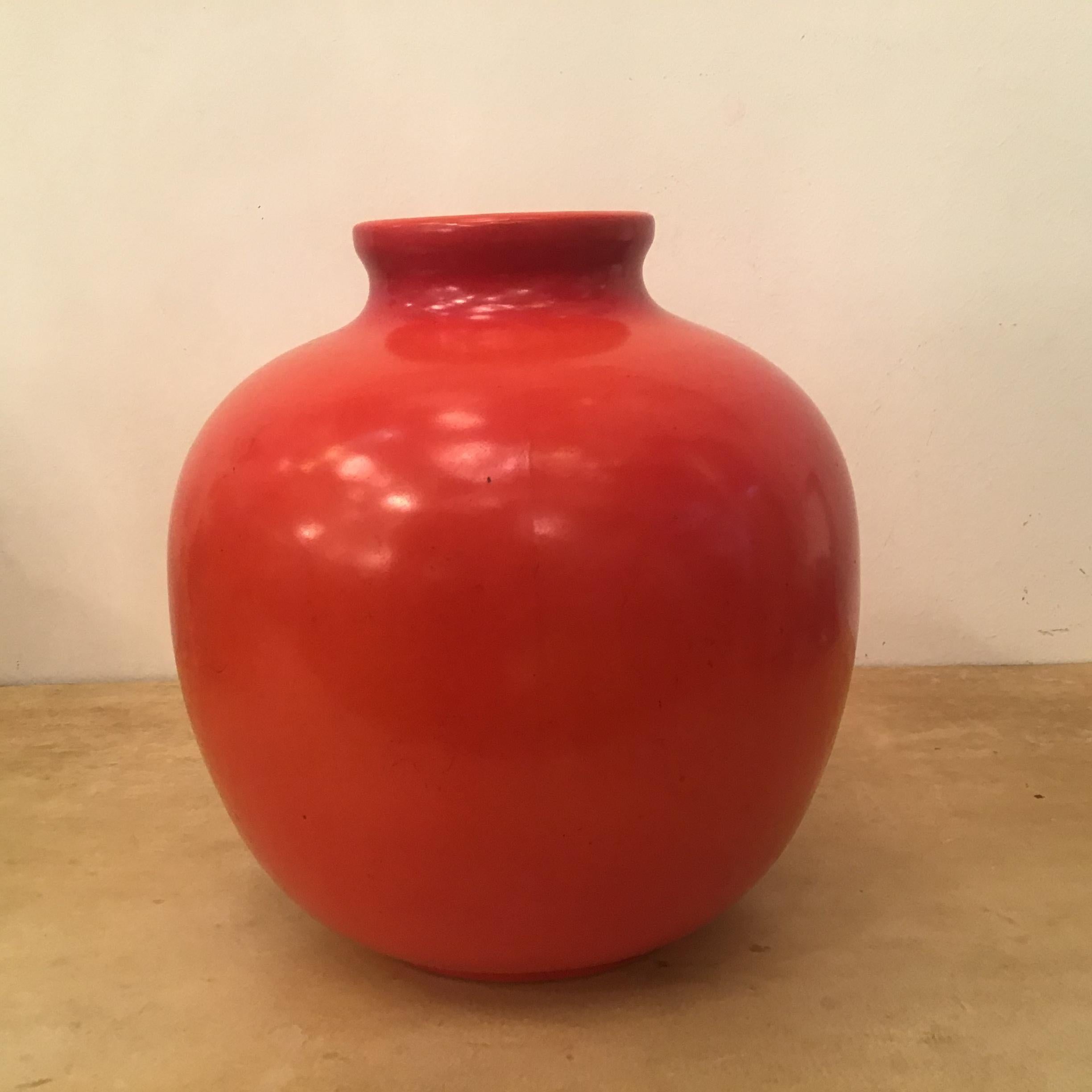 Mid-20th Century Richard Ginori “Giovanni Gariboldi “ Vase Ceramic 1950 Italy  For Sale