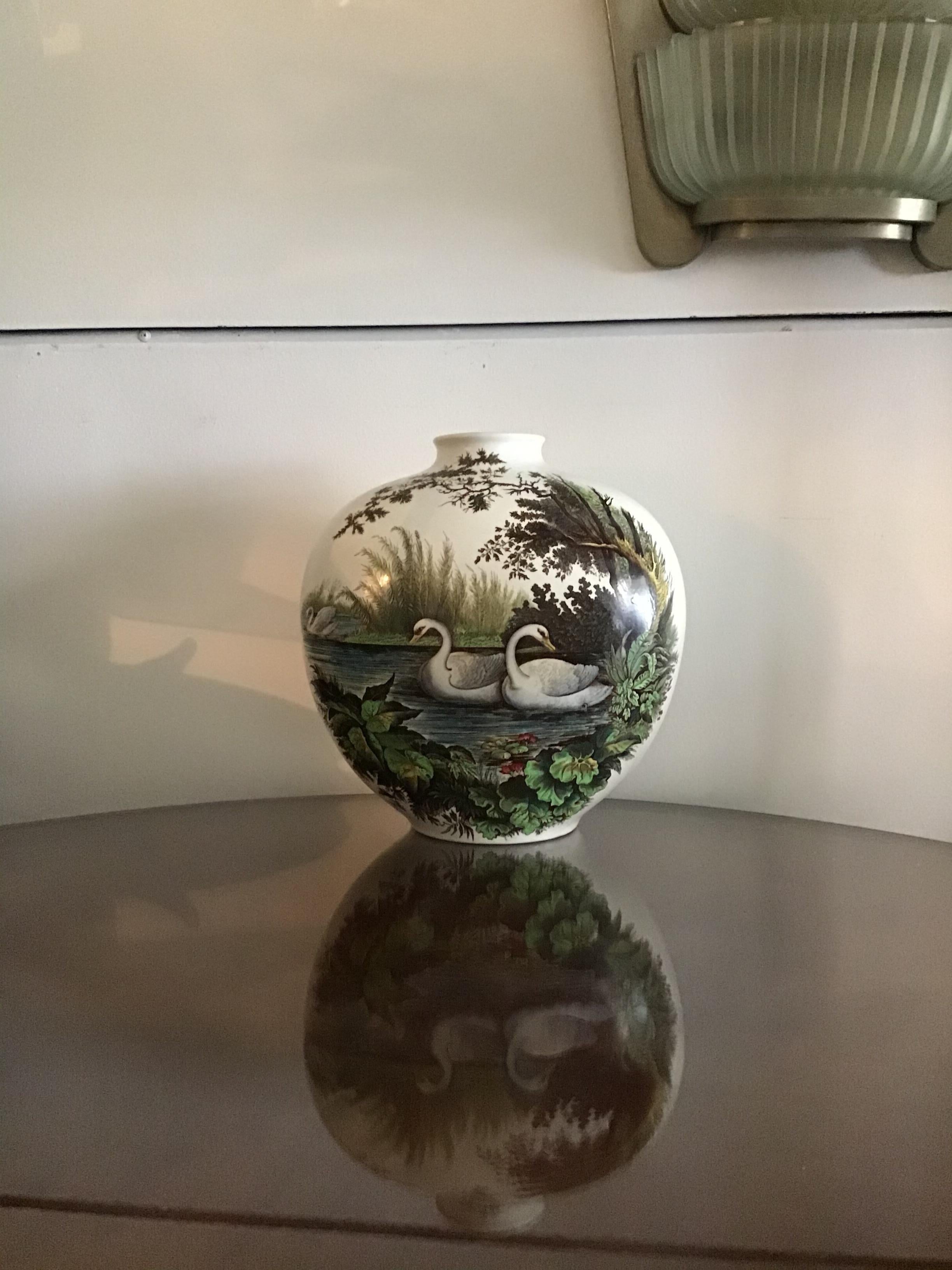 Ceramica Richard Ginori Giovanni Gariboldi Vaso in ceramica, 1950, Italia in vendita