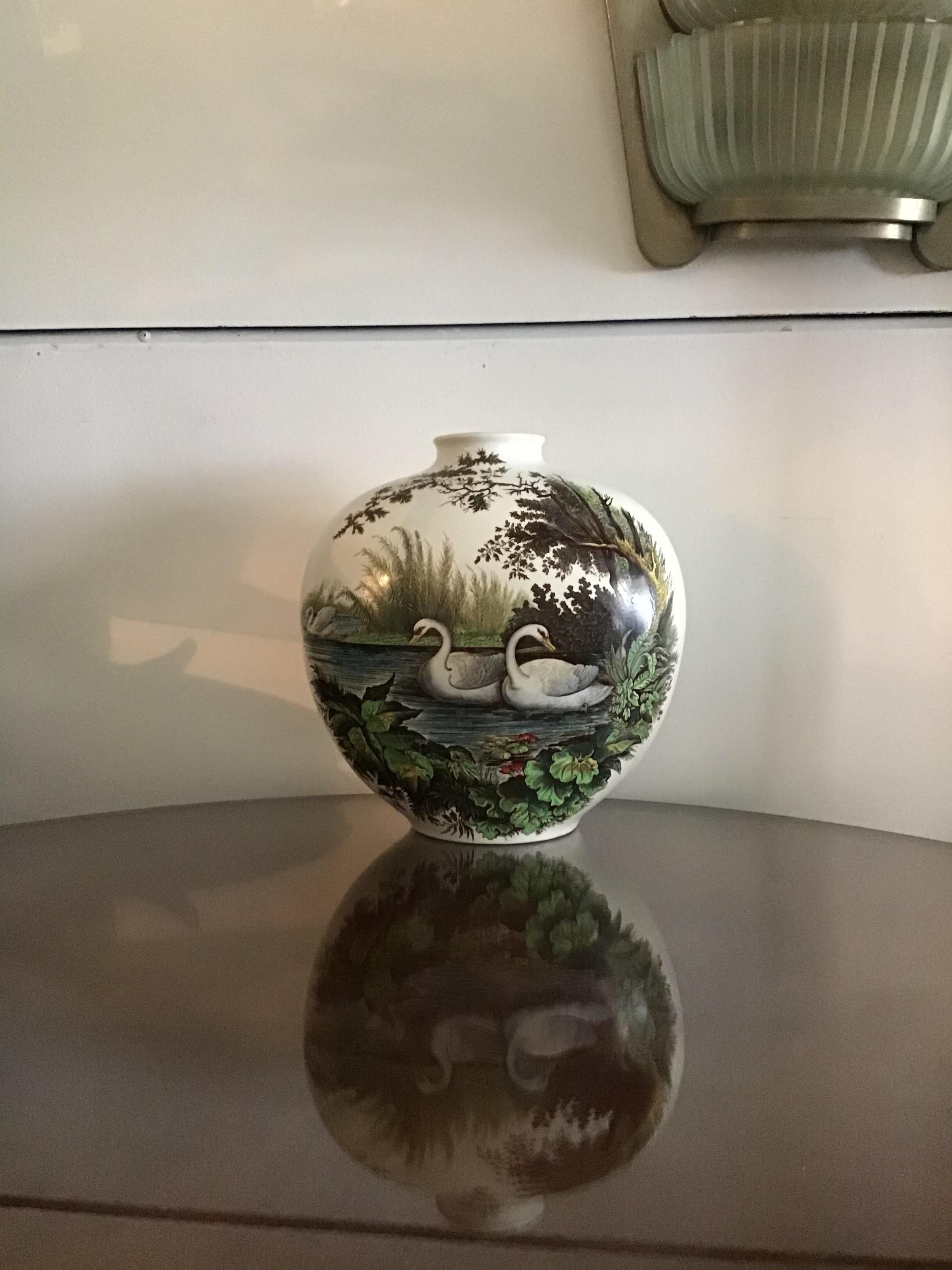 Richard Ginori Giovanni Gariboldi Vase Ceramic, 1950, Italy For Sale 1