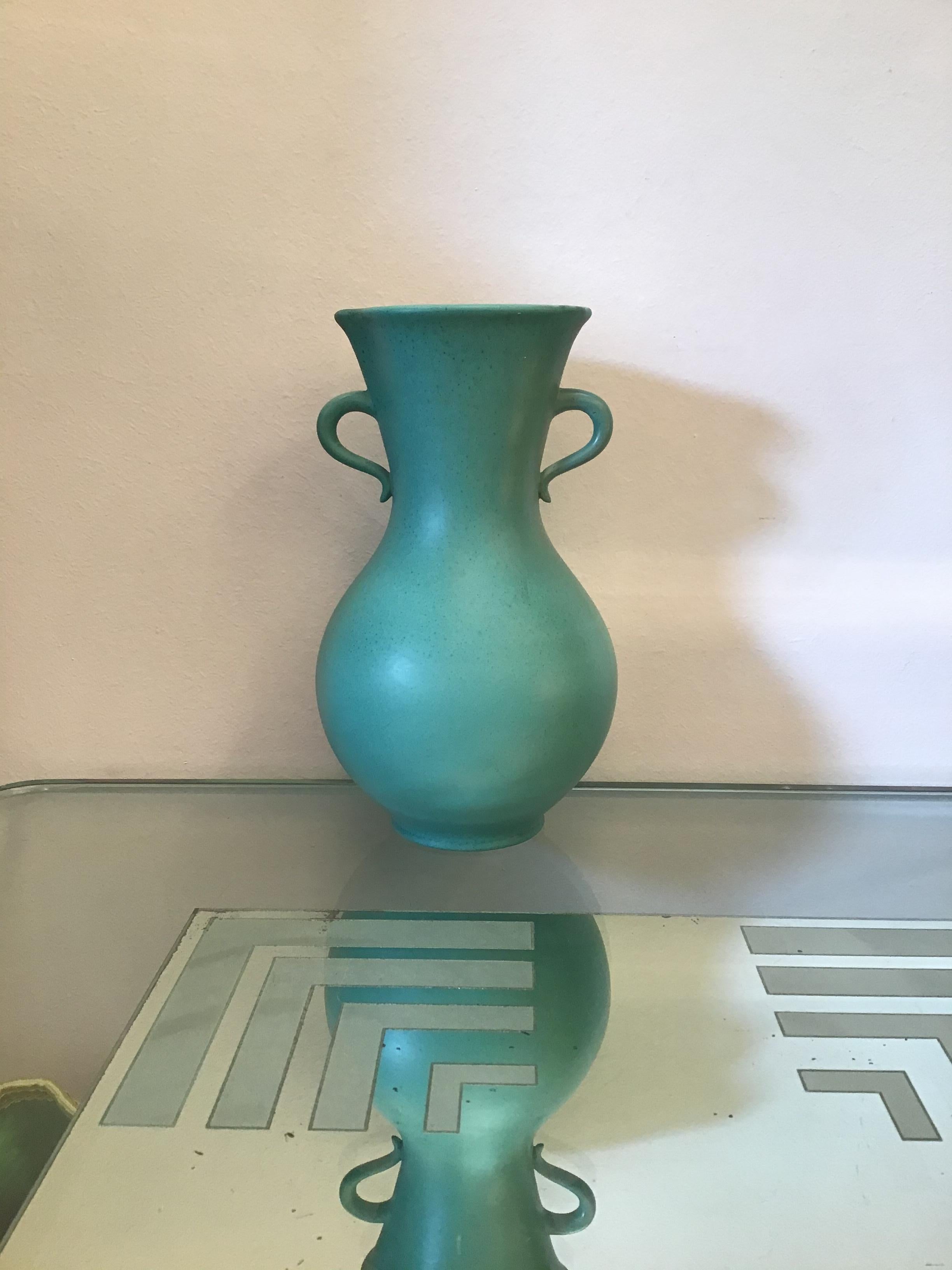 Richard Ginori Giovanni Gariboldi Vase Ceramic 1950 italy  For Sale 1