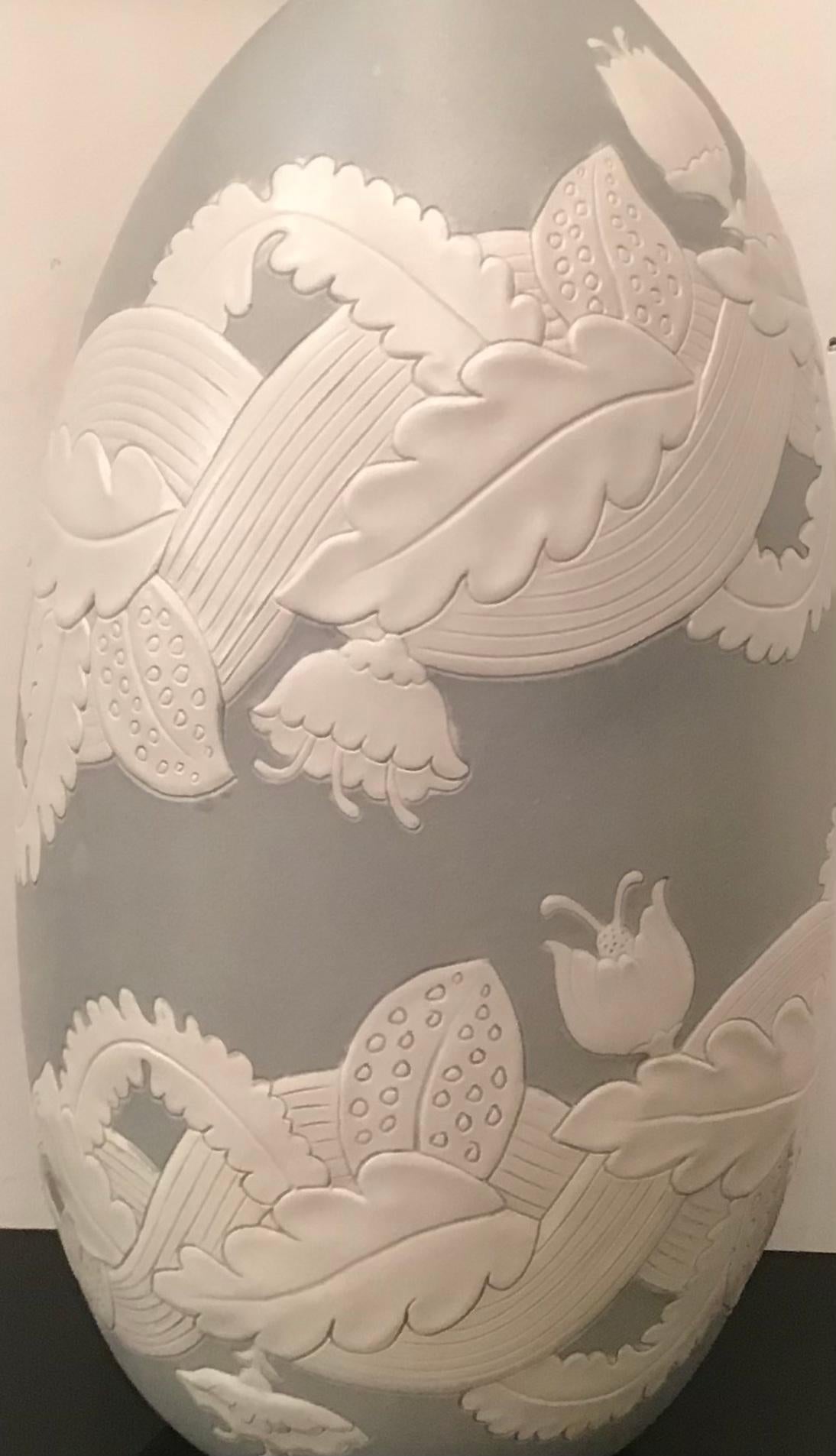 Richard Ginori “Giovanni Gariboldi “ Vase Ceramic, 1950, Italy For Sale 1