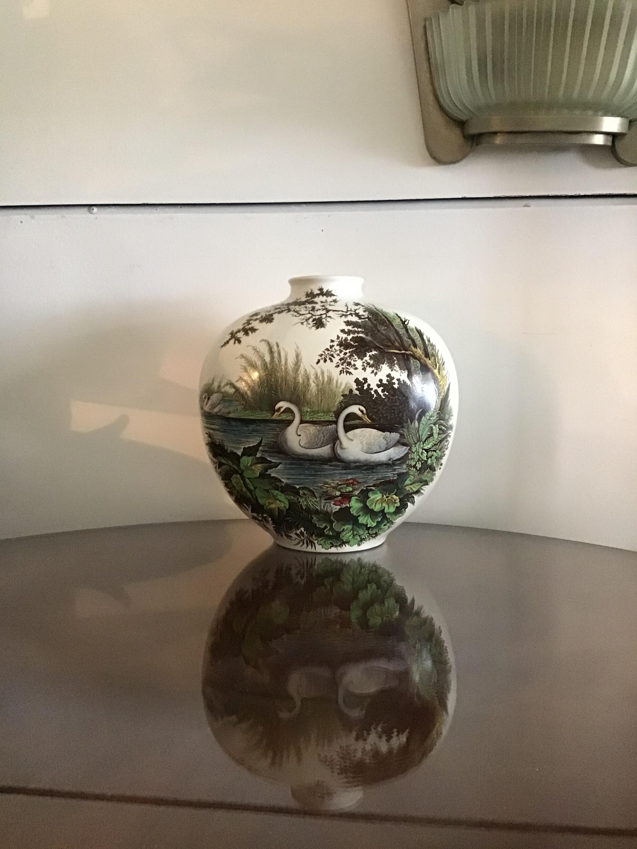 Richard Ginori Giovanni Gariboldi Vase Ceramic, 1950, Italy For Sale 2