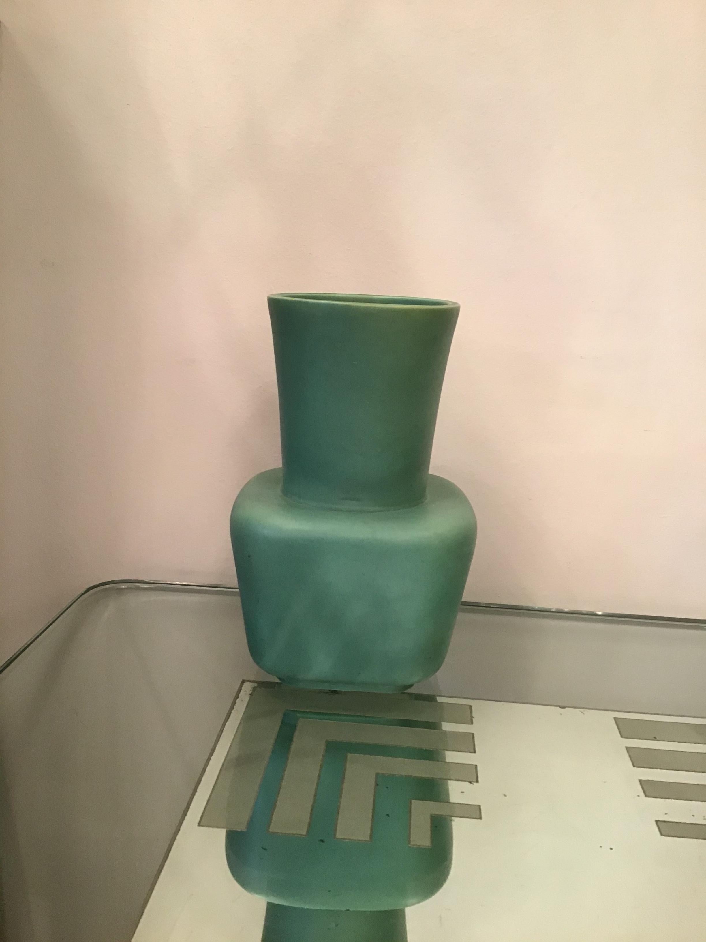 Richard Ginori Giovanni Gariboldi Vase aus Keramik, 1950, Italien im Angebot 2