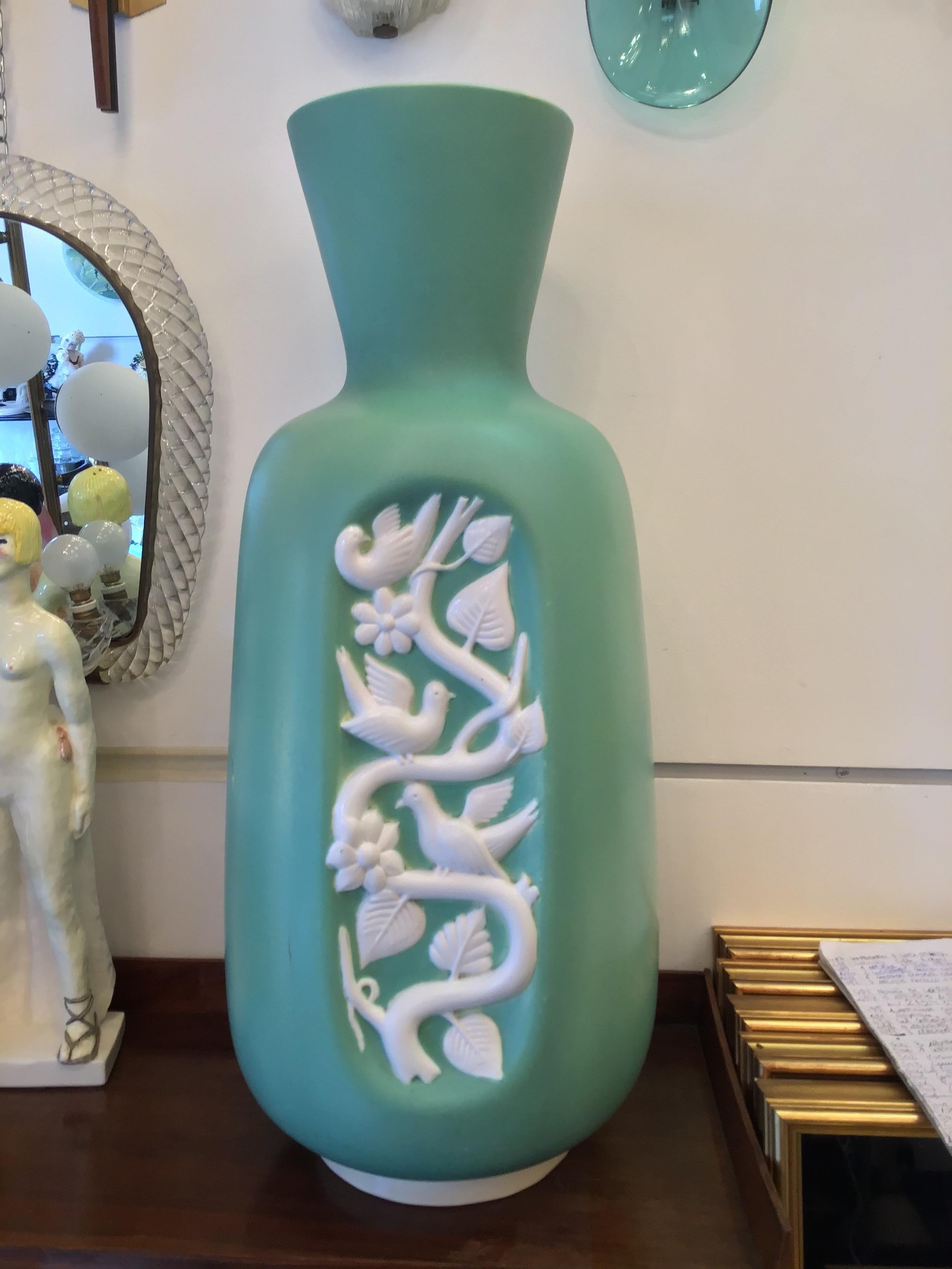 Vase aus Keramik von Richard Ginori Giovanni Gariboldi, Italien, 1938 im Angebot 2