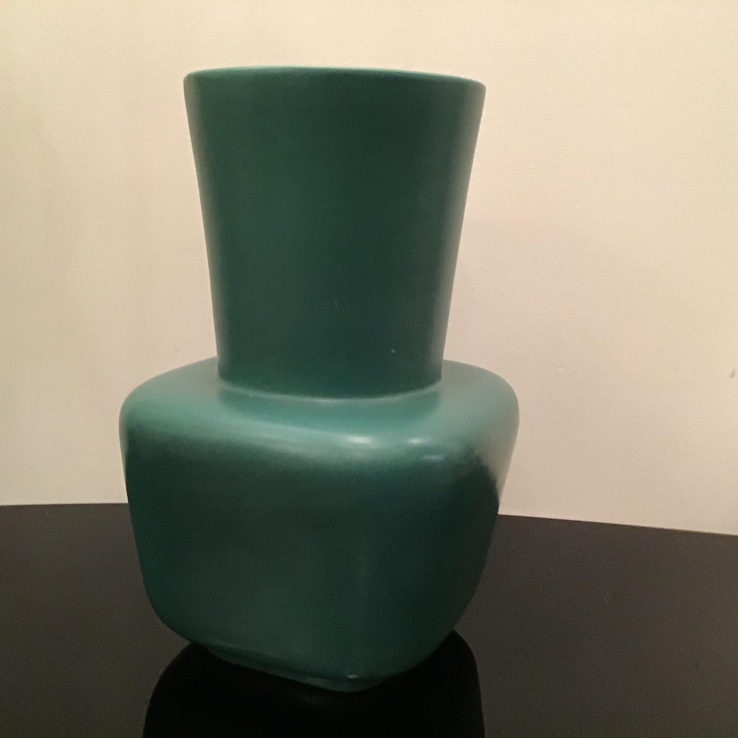 Richard Ginori “Giovanni Gariboldi “ Vase Ceramic 1950 Italy For Sale 2