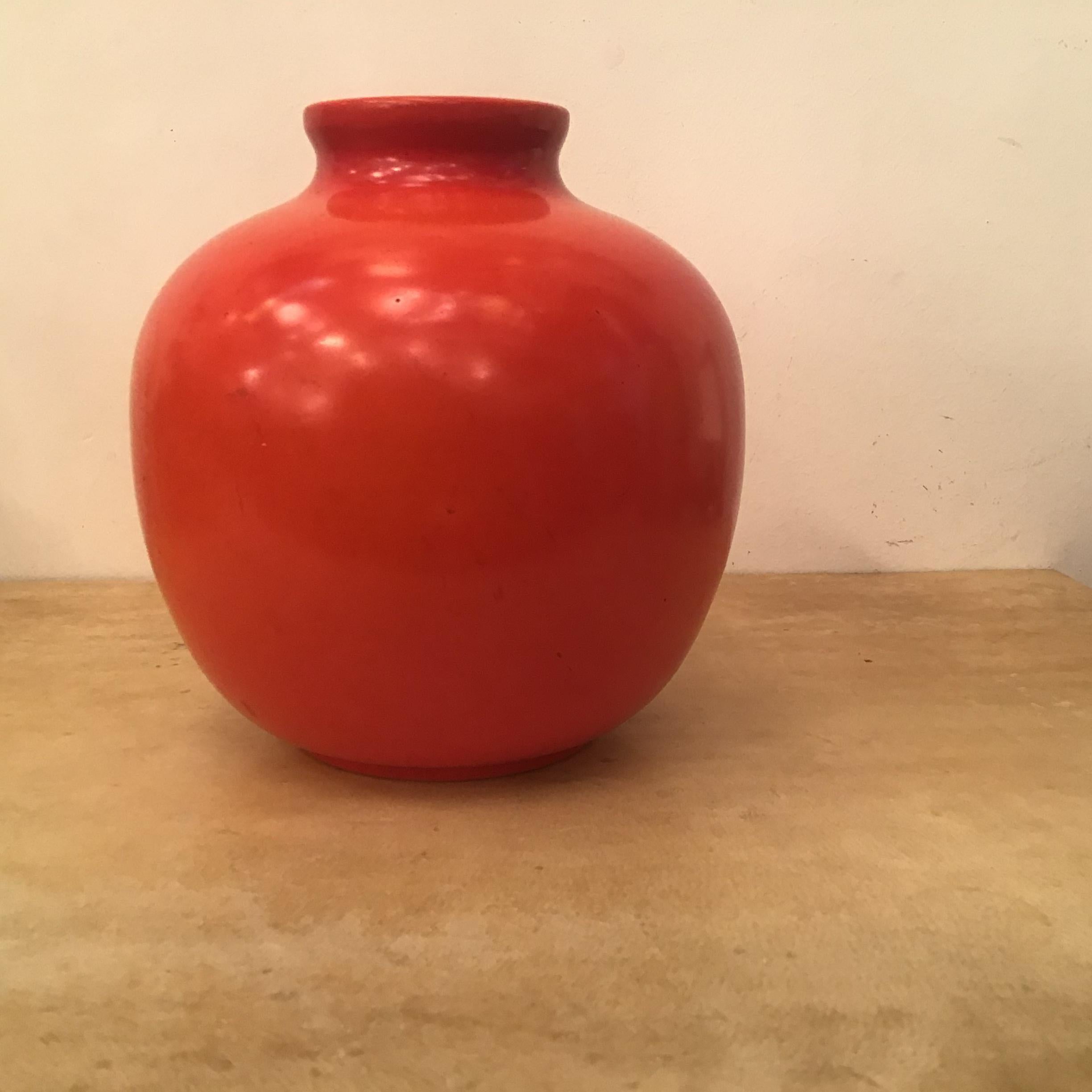 Richard Ginori “Giovanni Gariboldi “ Vase Ceramic 1950 Italy  For Sale 2