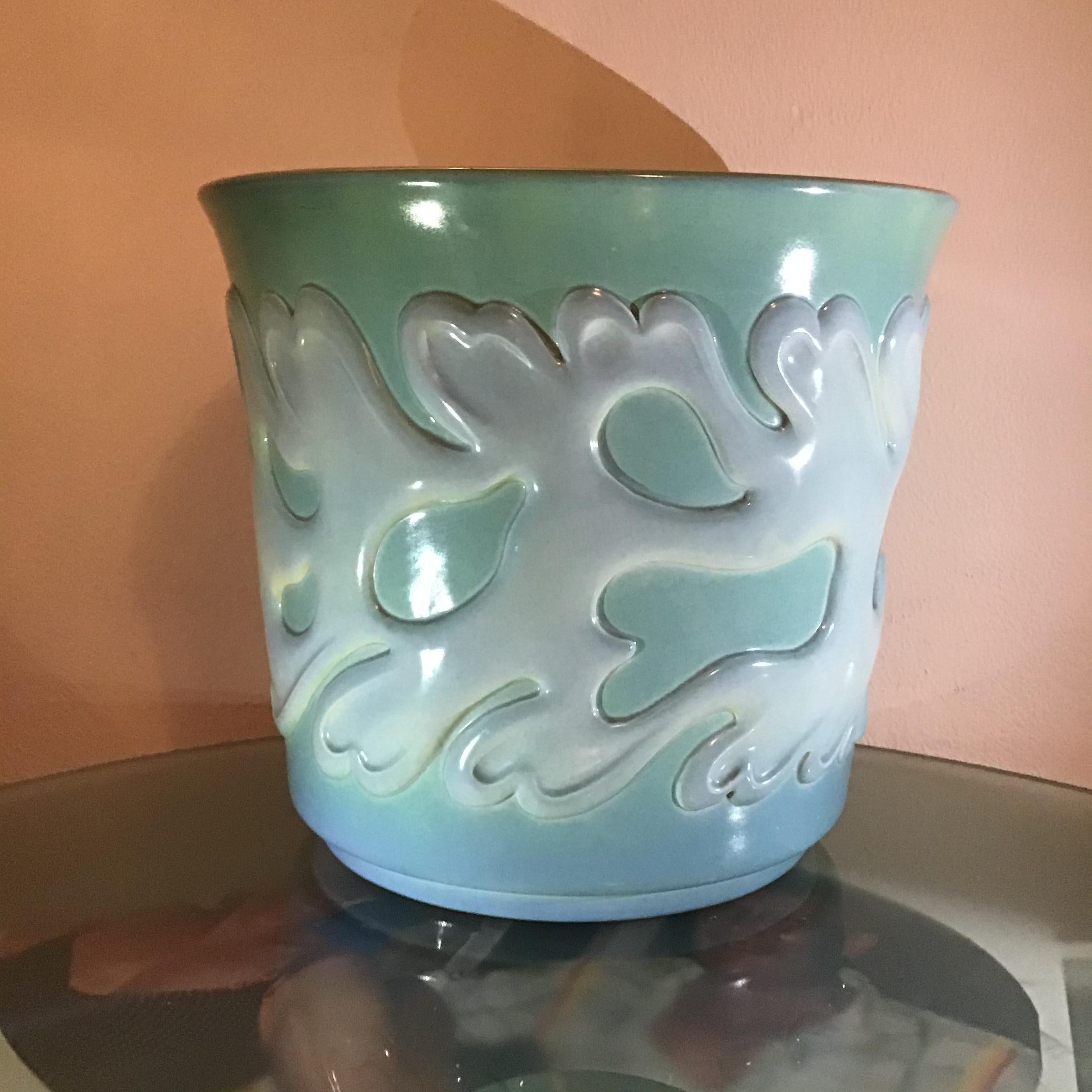 Vase aus Keramik von Richard Ginori Giovanni Gariboldi, 1950, Italien  im Angebot 3